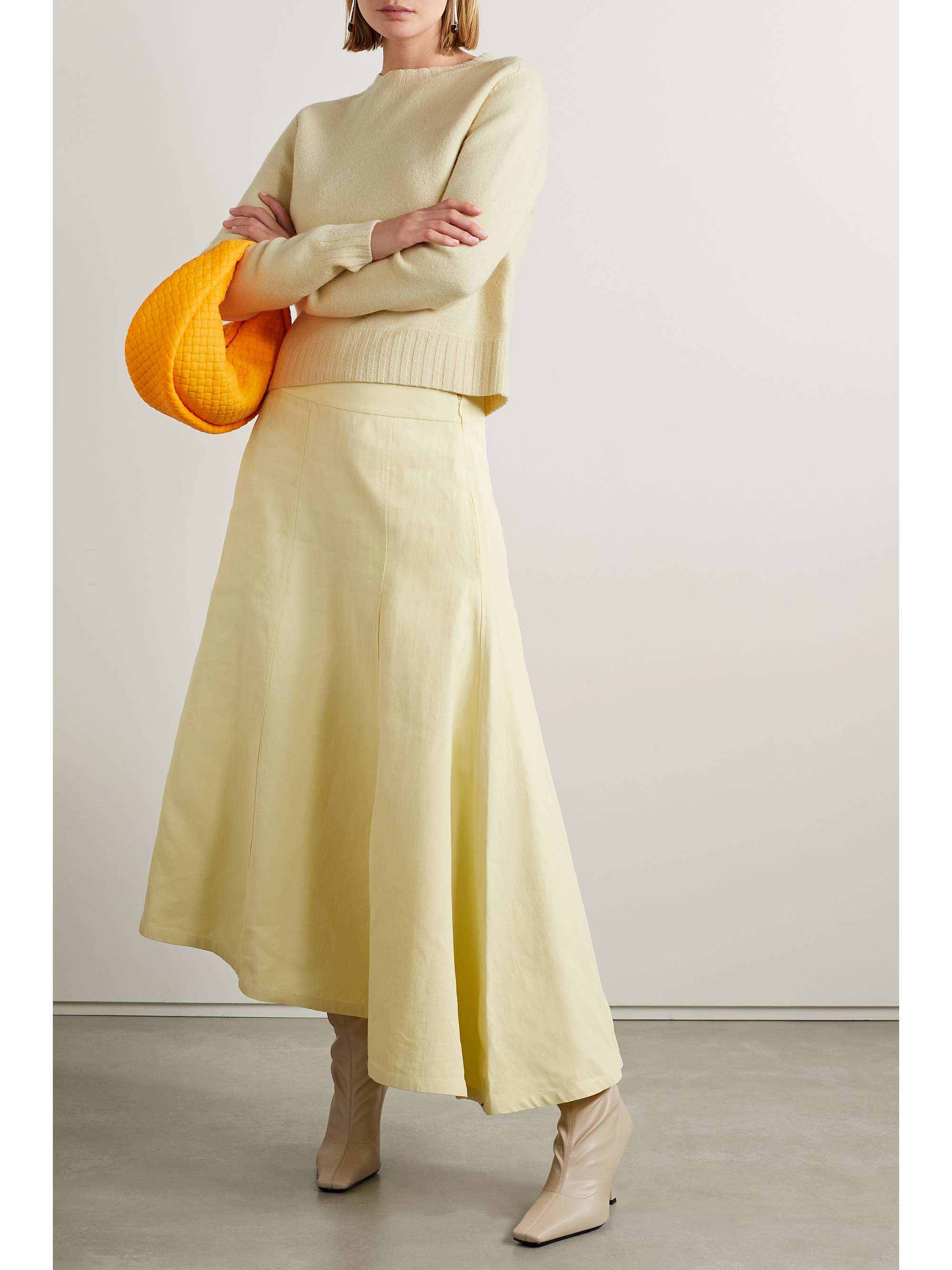 JIL SANDER Boiled merino wool sweater