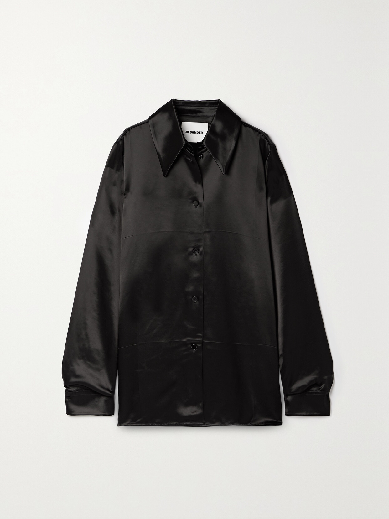 Jil Sander - Satin Shirt - Black