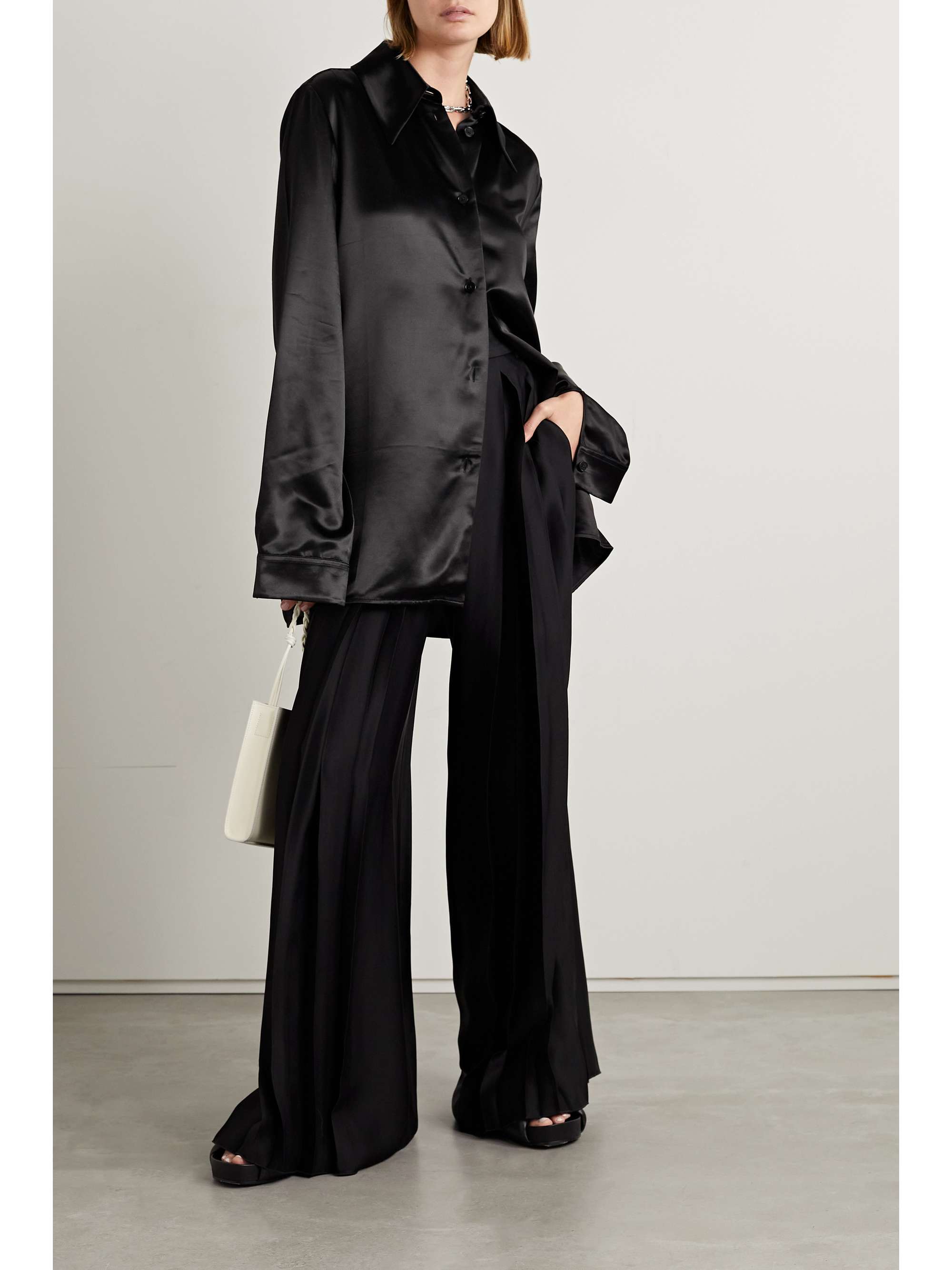 JIL SANDER Satin shirt