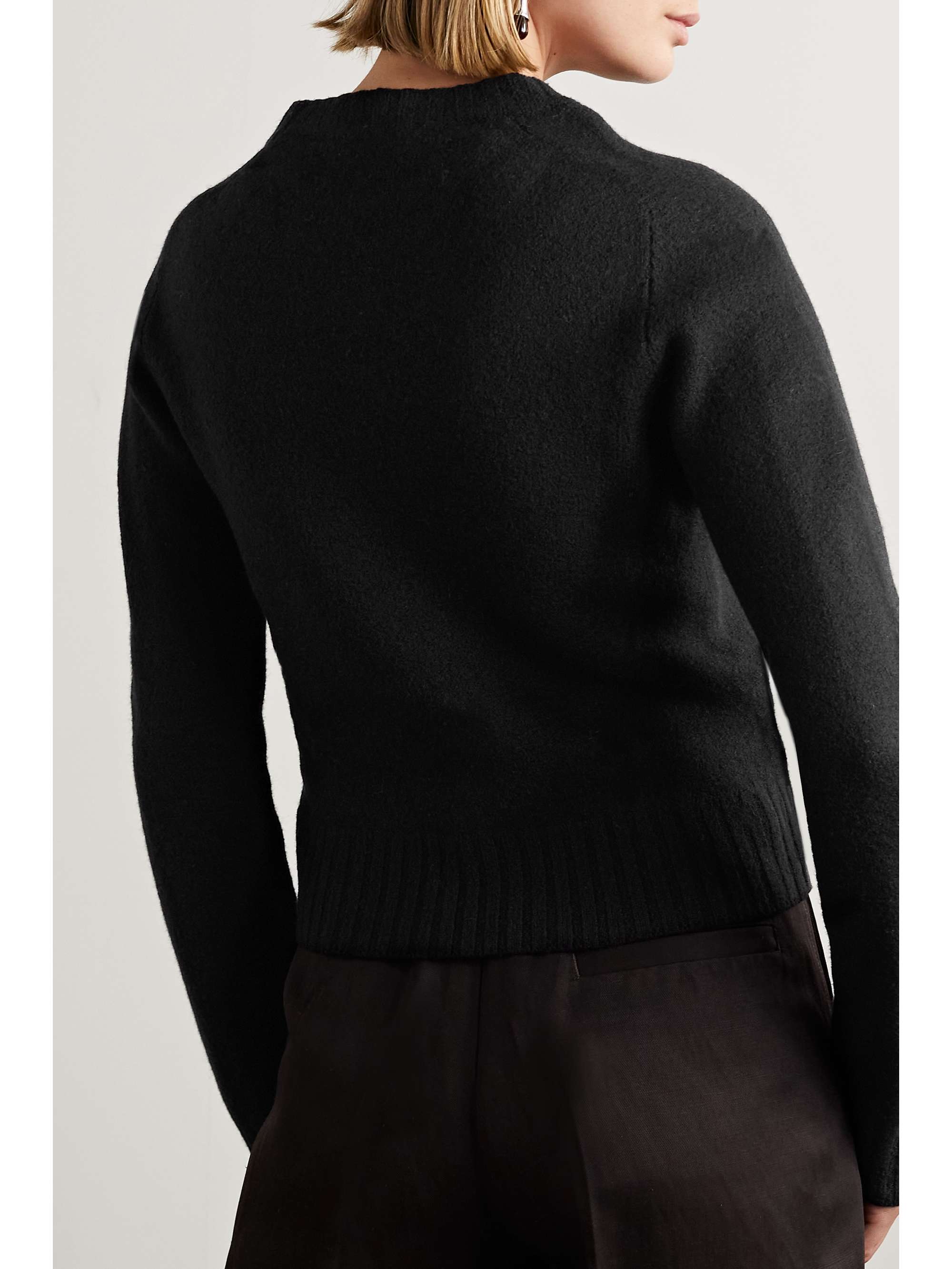 JIL SANDER Boiled merino wool sweater