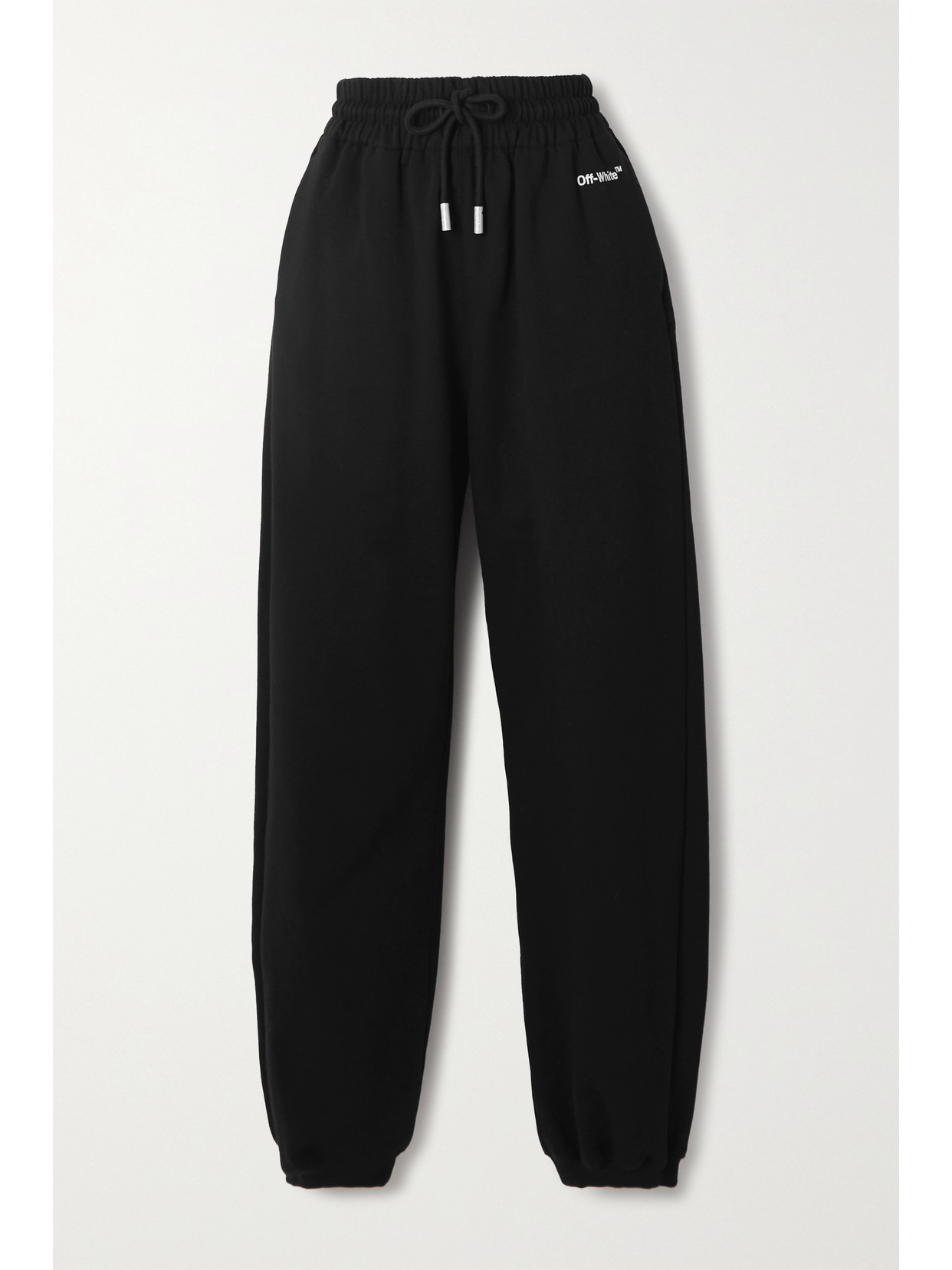 Off-White - Cotton-jersey Sweatpants - Black