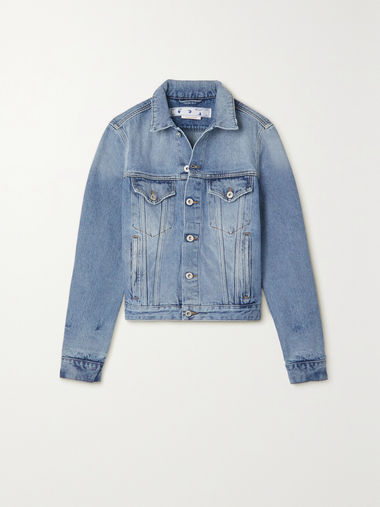 Off-White - Corporate Denim Jacket - Blue