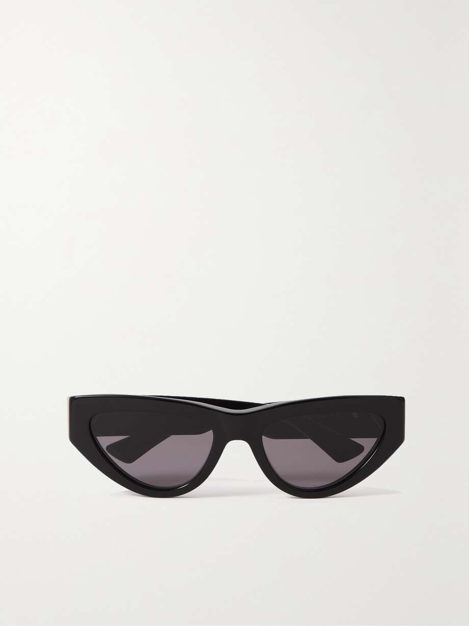 net-a-porter.com | Cat-eye acetate and gold-tone sunglasses