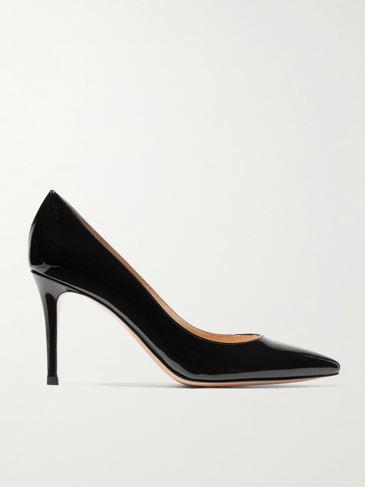 Gianvito Rossi 85 Patent-leather Pumps In Black