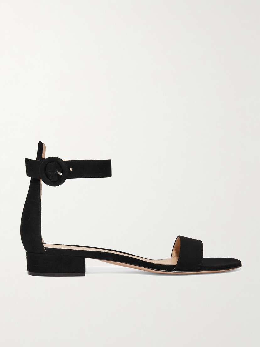 Gianvito Rossi Versilia 20 Suede Sandals
