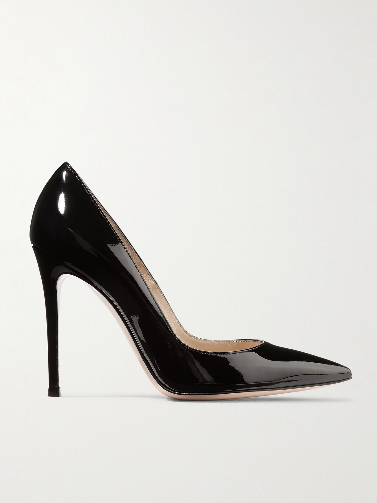 Gianvito Rossi 105 Patent-leather Pumps - Black