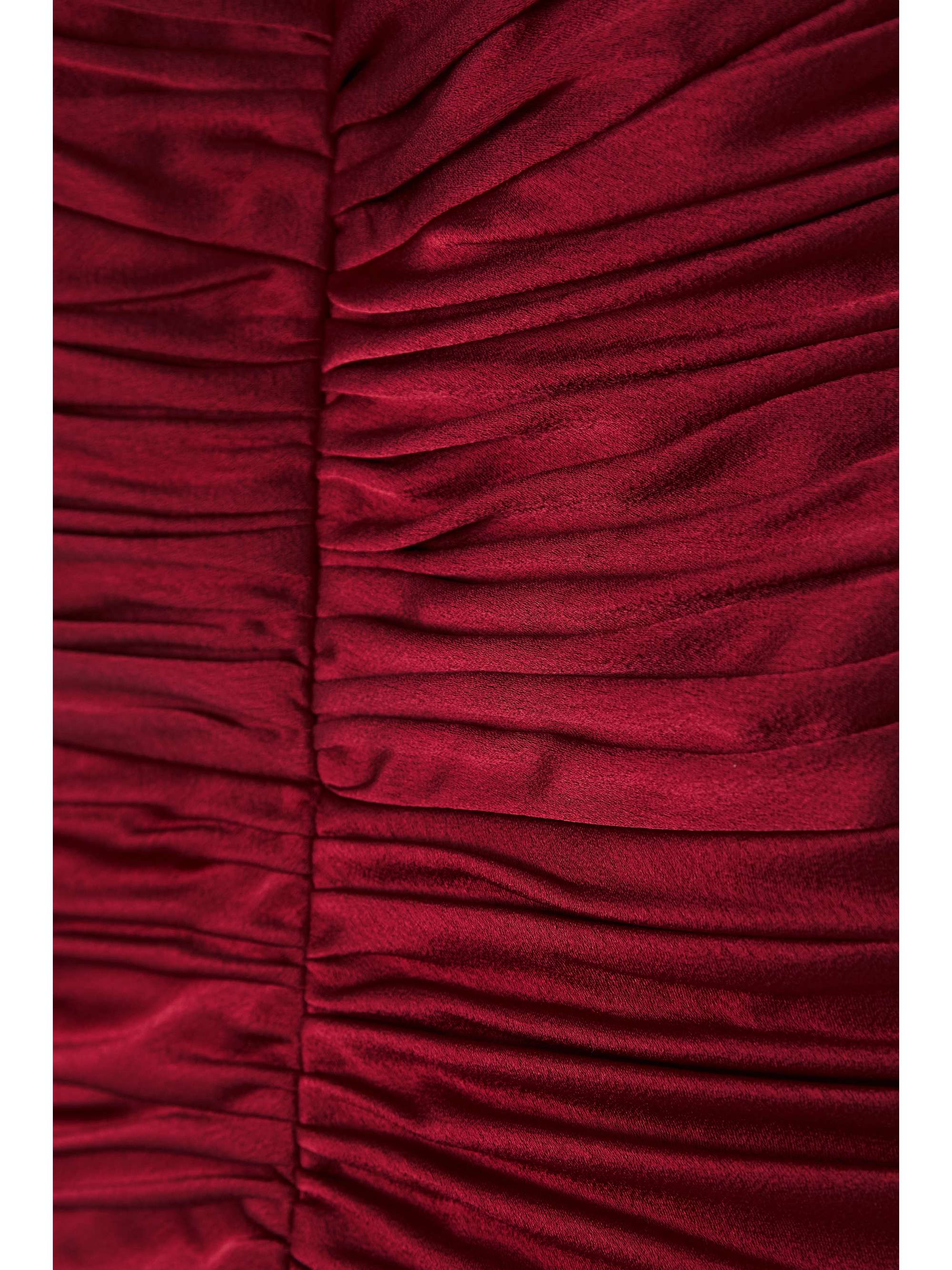 RASARIO Ruched 缎布迷你连衣裙