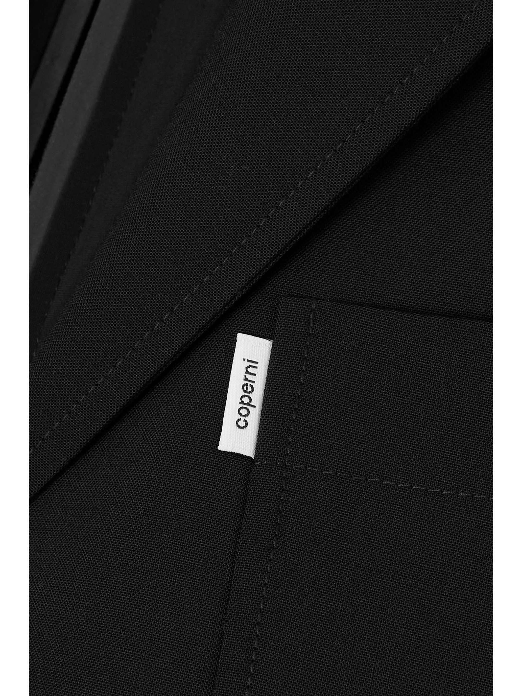 COPERNI テックジャージー＆クレープ レイヤード クロップドジャケット