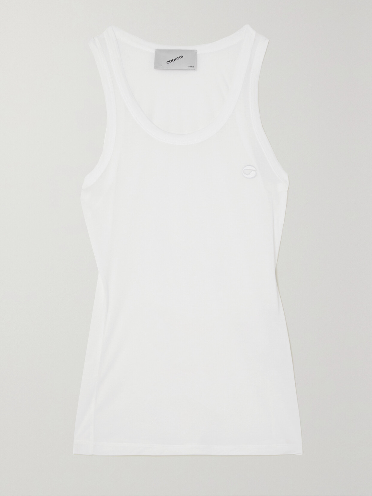 Coperni - Appliquéd Modal-jersey Tank - White