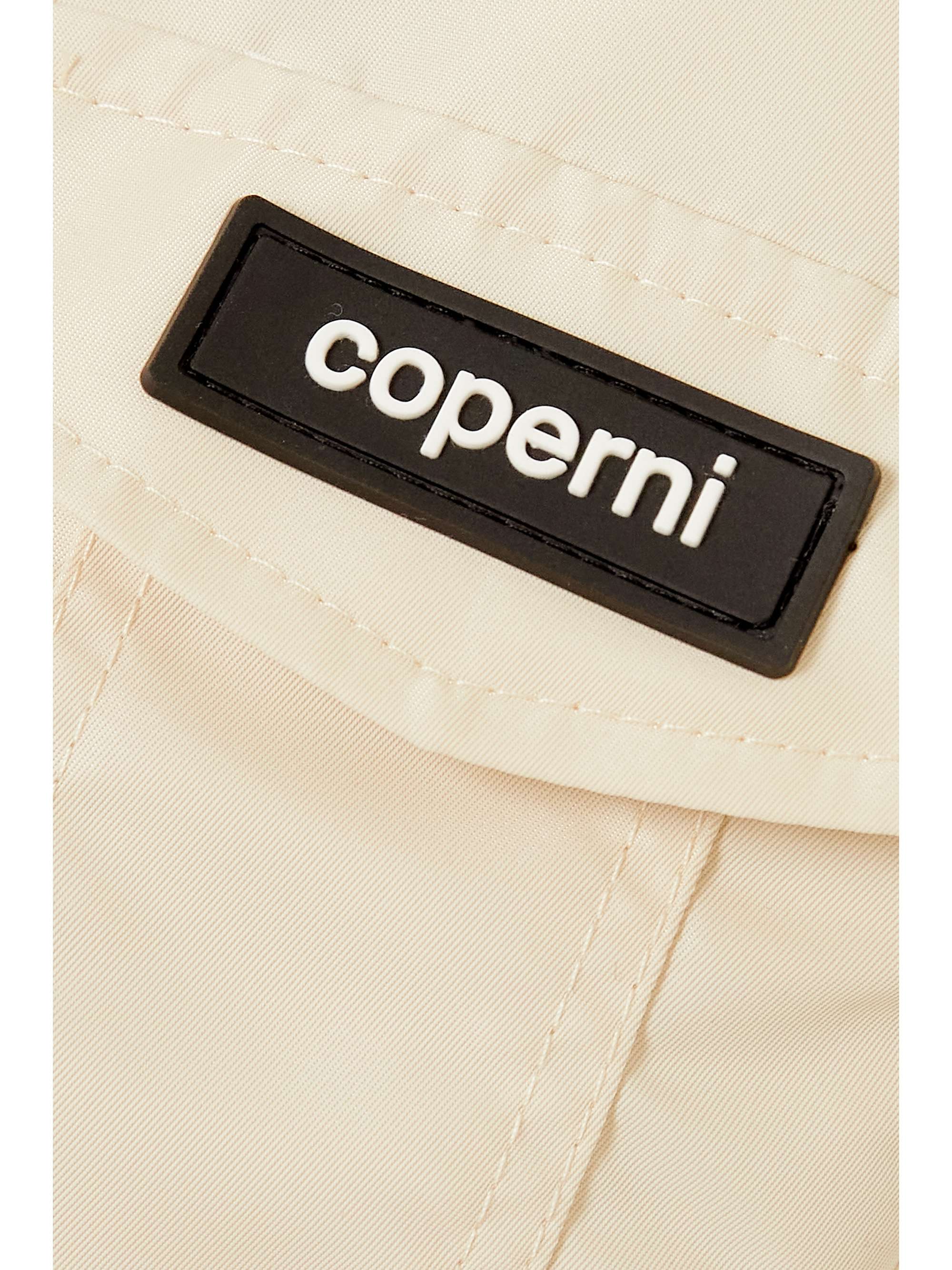 COPERNI Cropped cutout twill bomber jacket