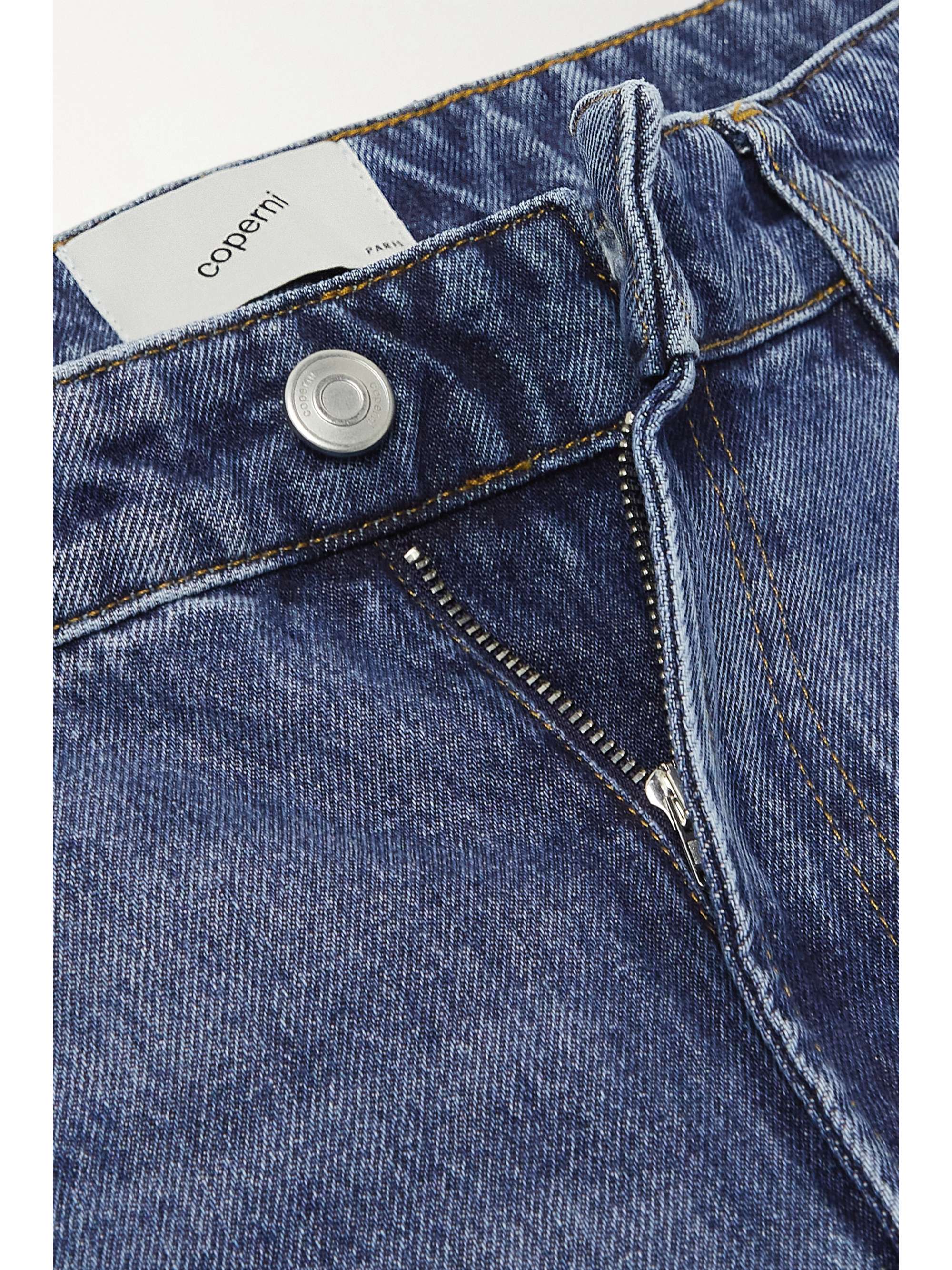 COPERNI Hybrid 配腰带仿旧中腰直筒牛仔裤
