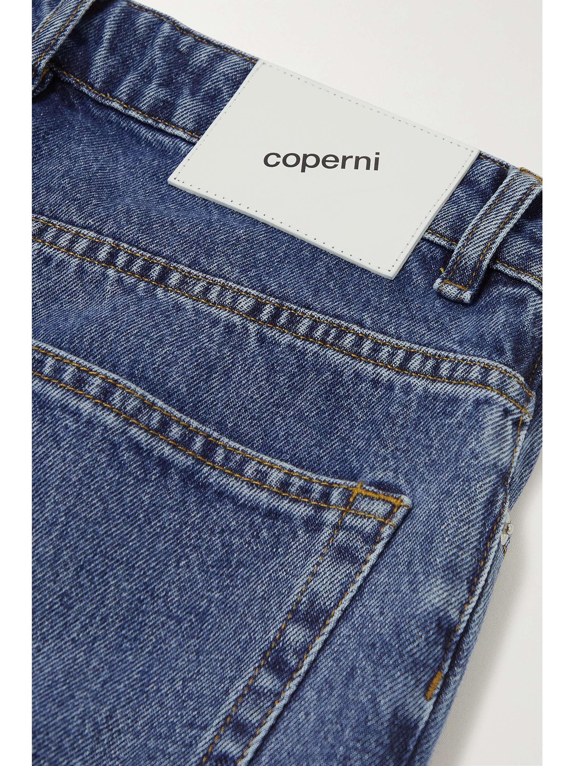 COPERNI Hybrid 配腰带仿旧中腰直筒牛仔裤
