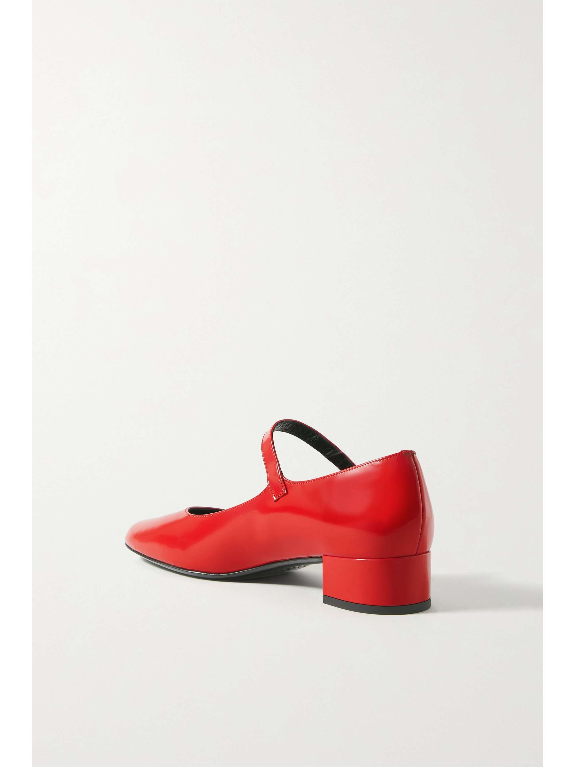 BY FAR Ginny patent-leather Mary Jane pumps