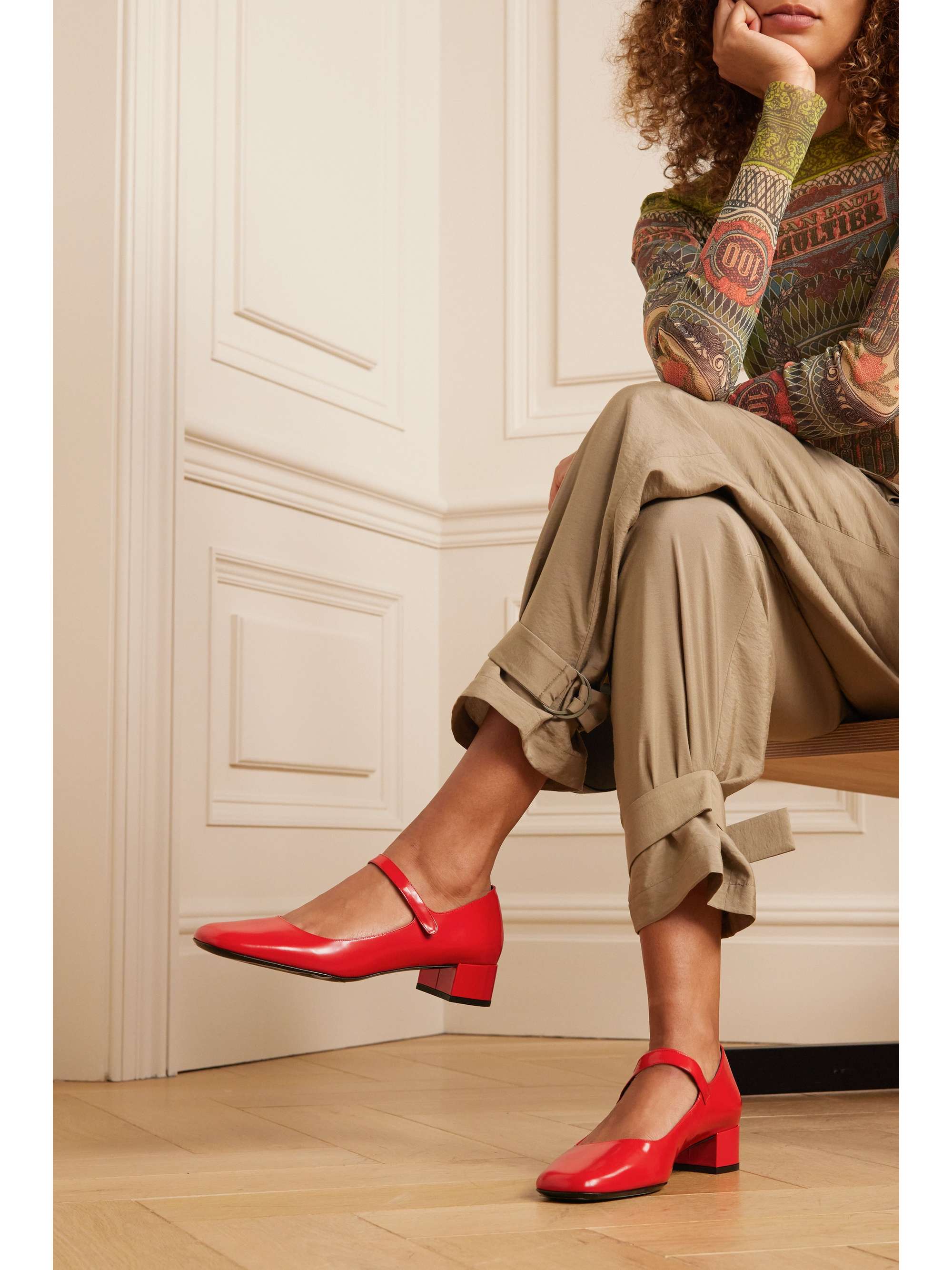 G\u00f6rtz Shoes Mary Jane pumps rood casual uitstraling Schoenen Pumps Mary Jane Pumps Görtz Shoes 