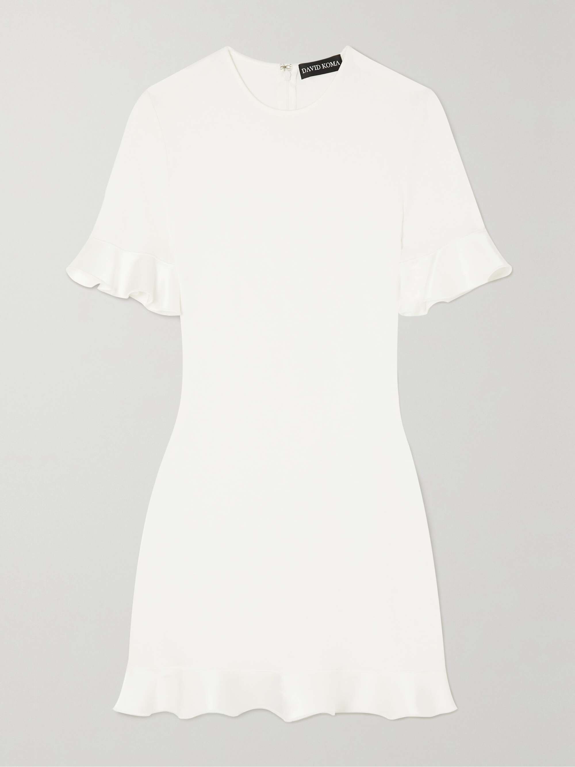 David koma black and white best sale dress