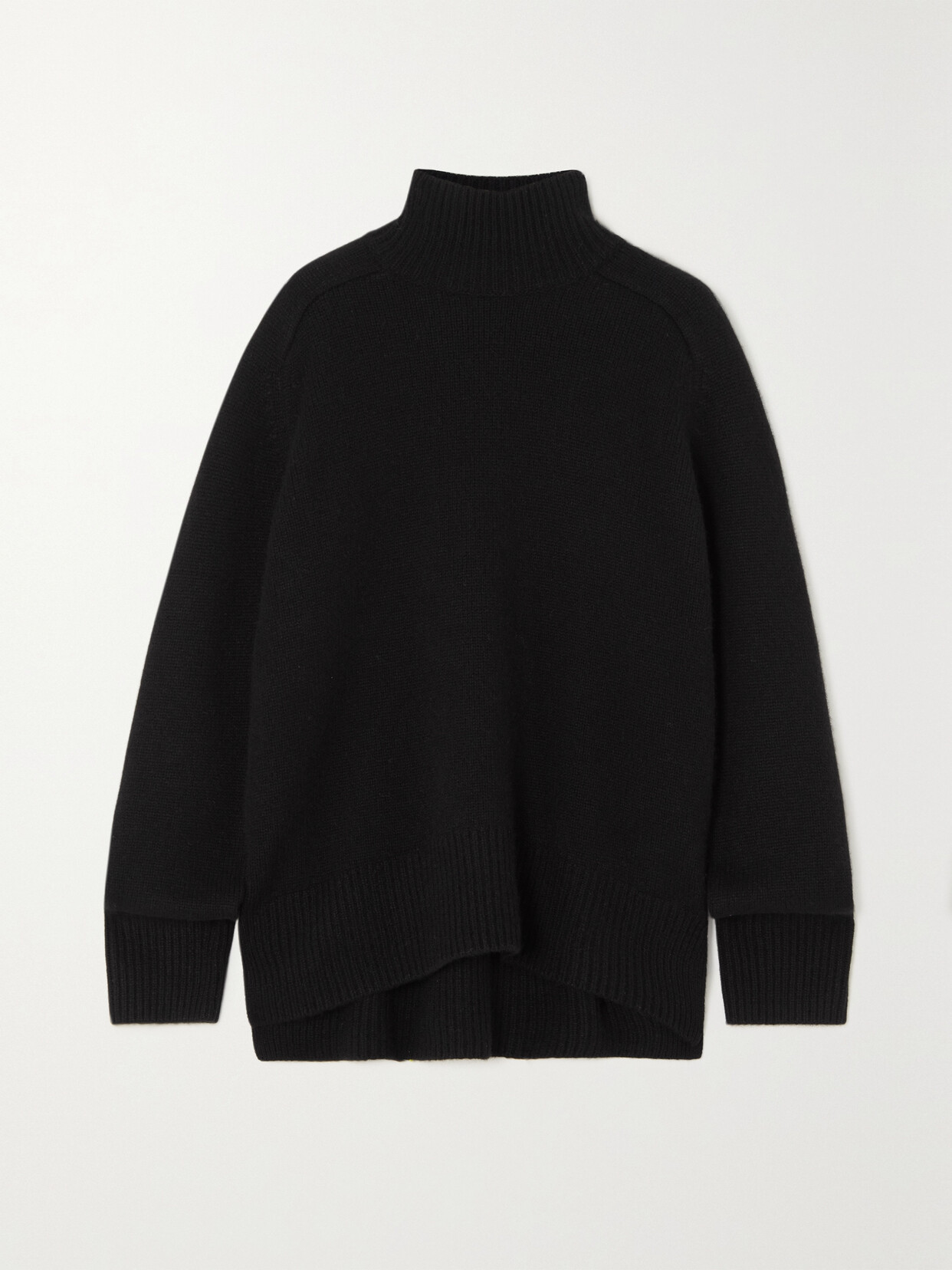 Arch4 + Net Sustain Edith Cashmere Turtleneck Jumper In Black