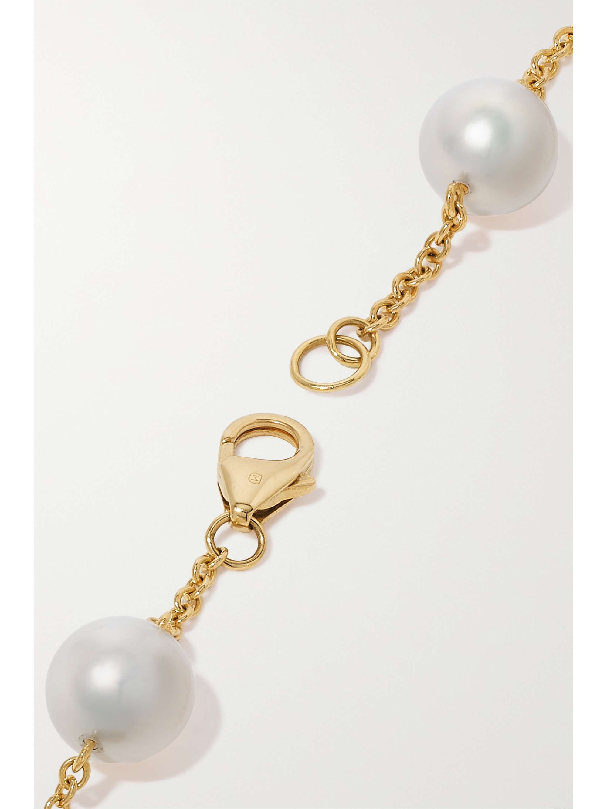 MIKIMOTO 18-karat gold pearl bracelet