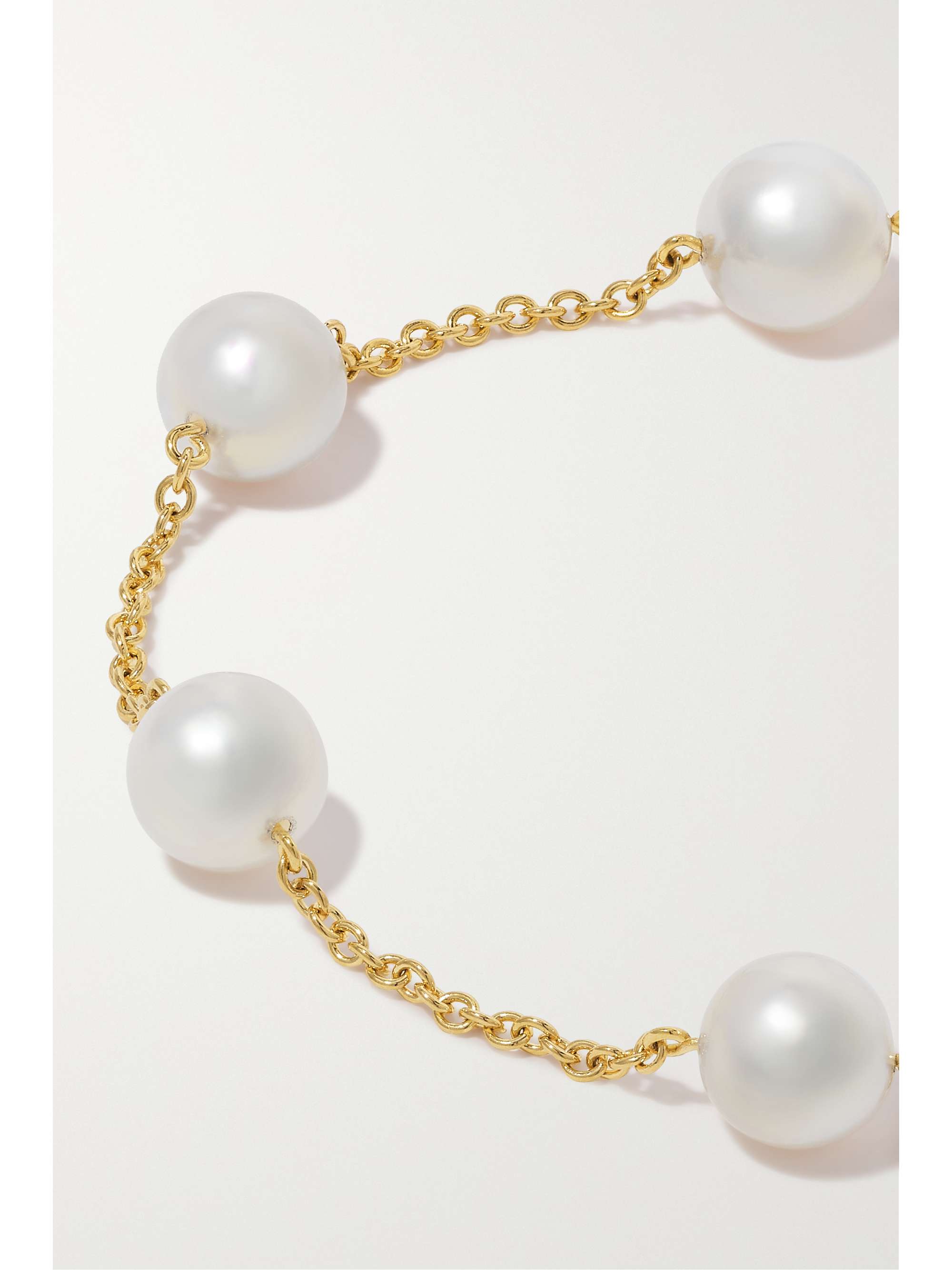 MIKIMOTO 18-karat gold pearl bracelet