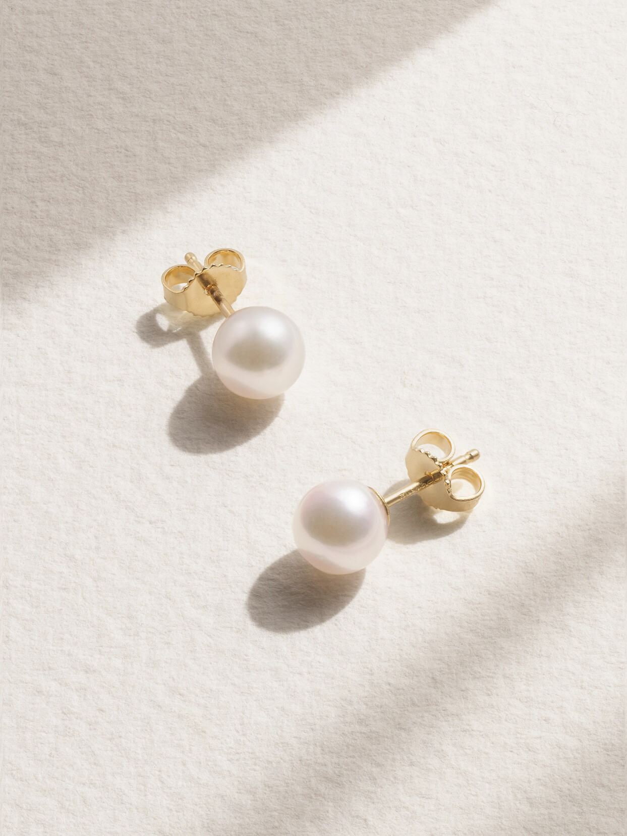 Mikimoto - 18-karat Gold Pearl Earrings - White