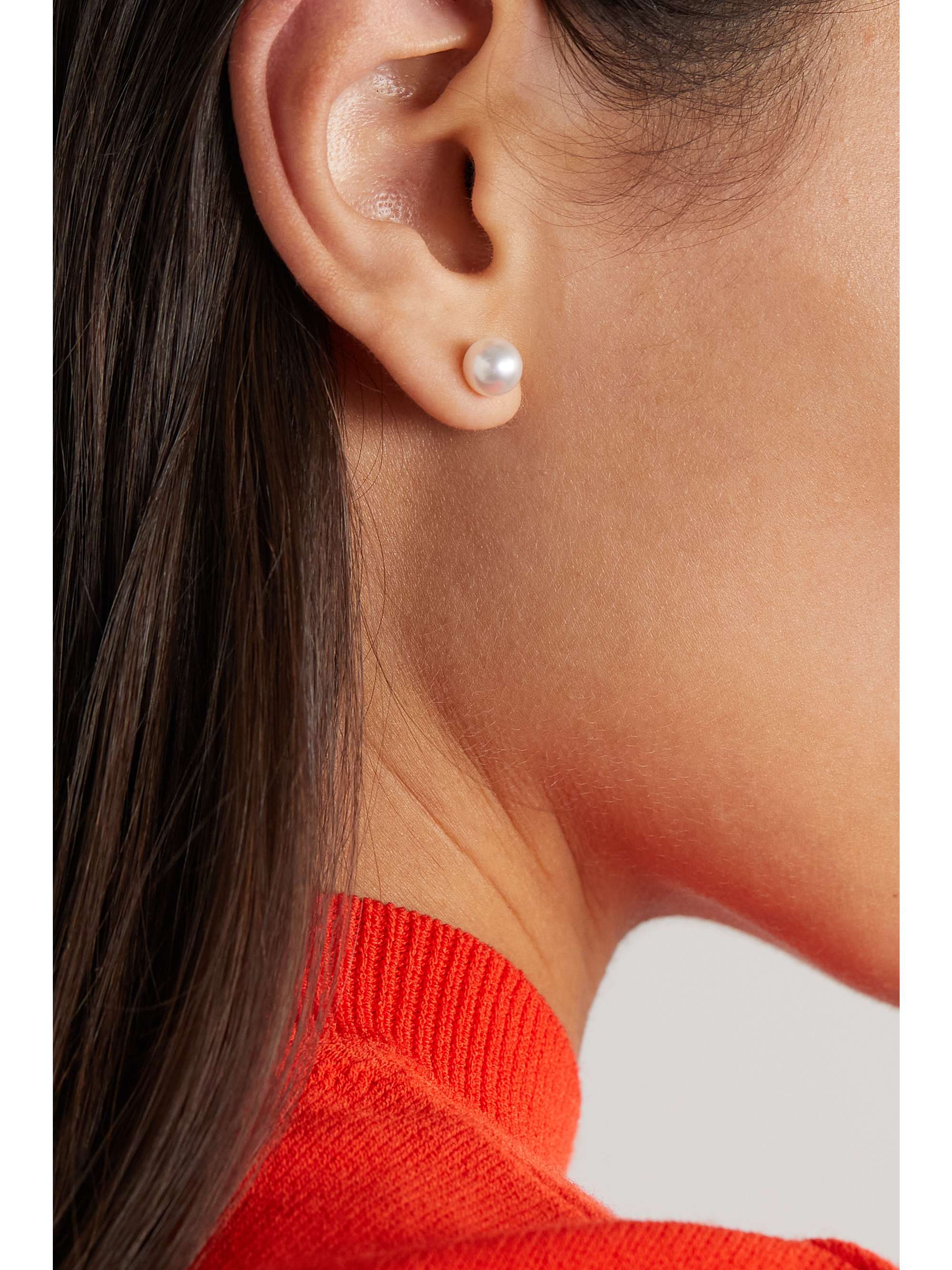 MIKIMOTO Ohrstecker aus 18 Karat Gold mit Perlen