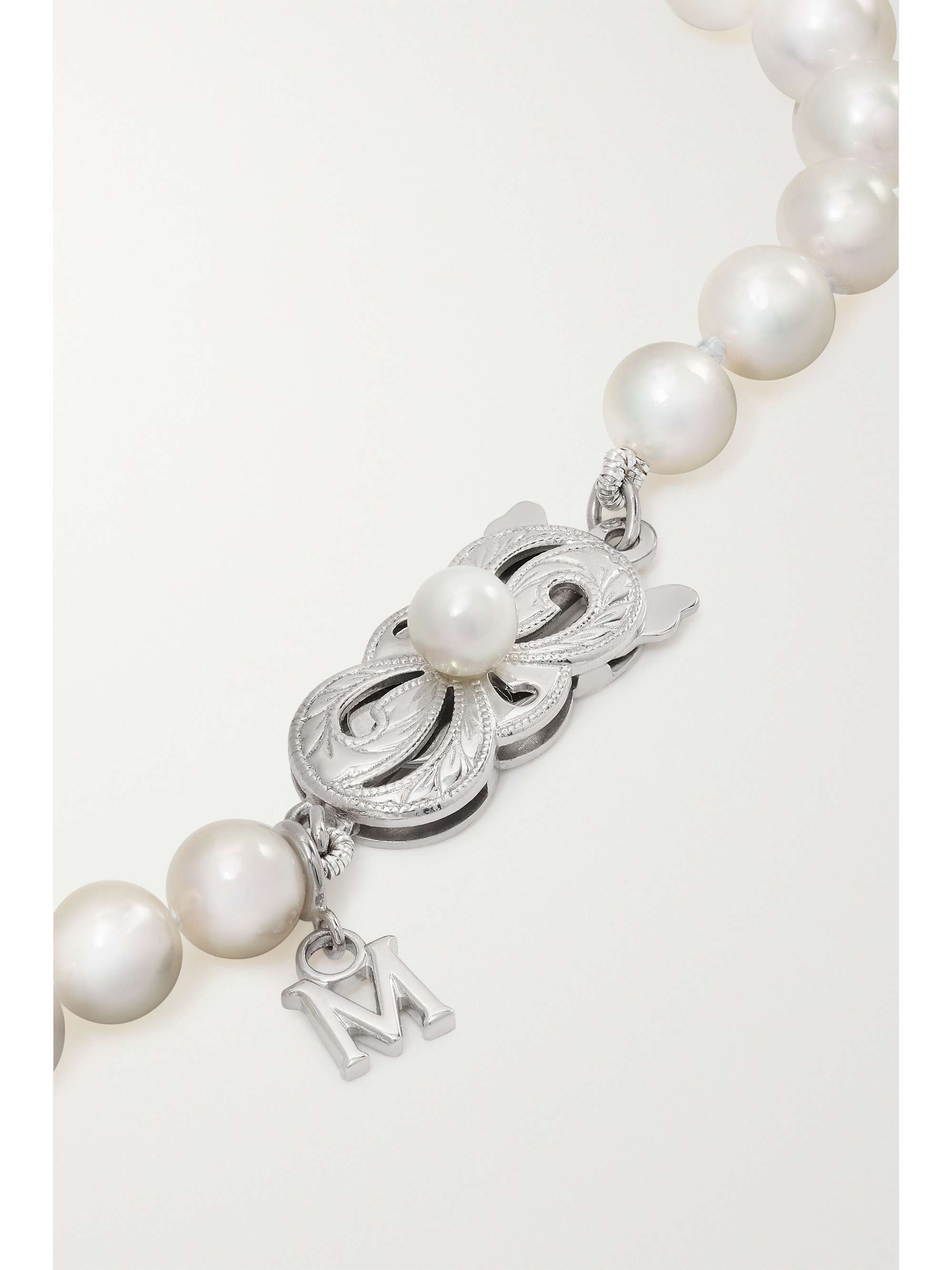 MIKIMOTO 18-karat white gold pearl bracelet