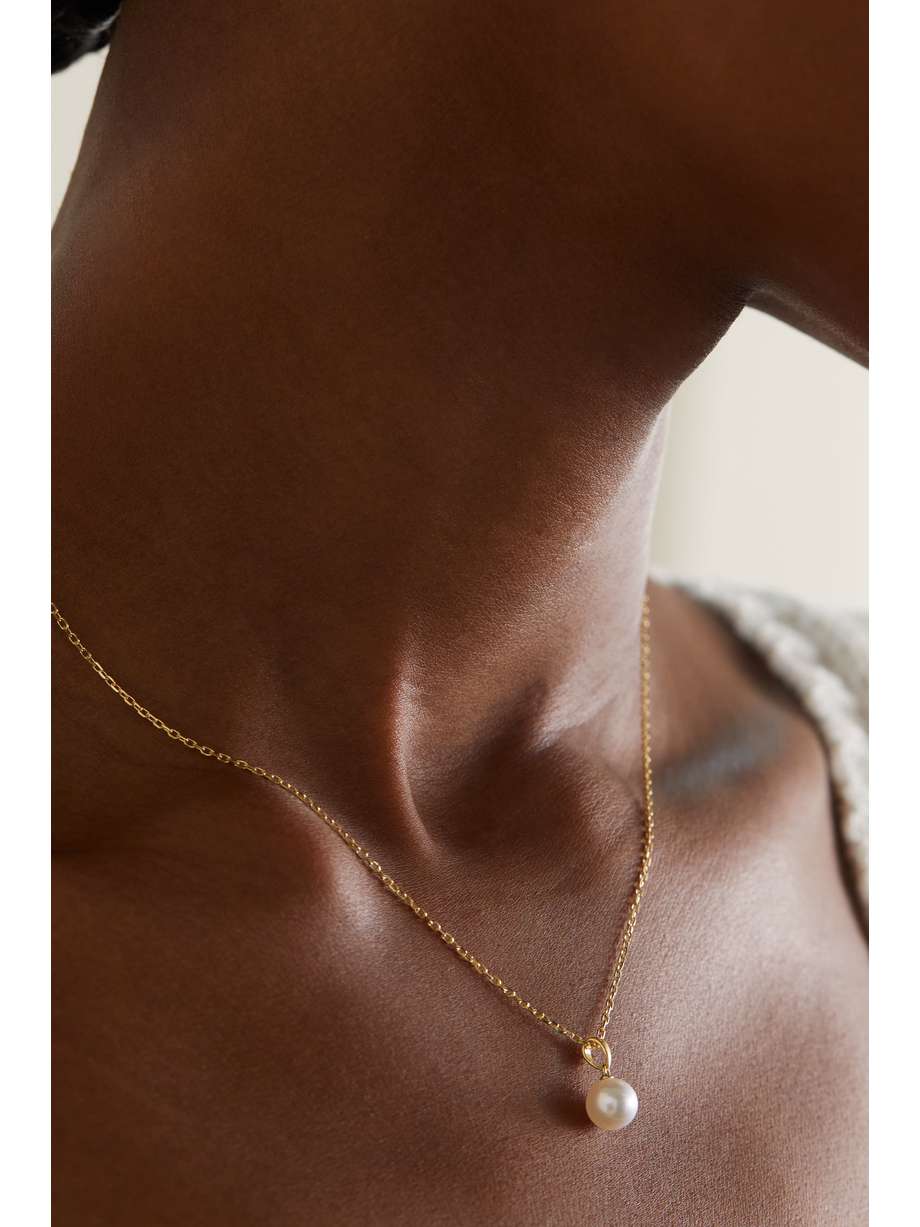 Collier Mikimoto Ruban Or Jaune 18 Carats Avec Perle 4.5-4.8 Mm - Occasion A