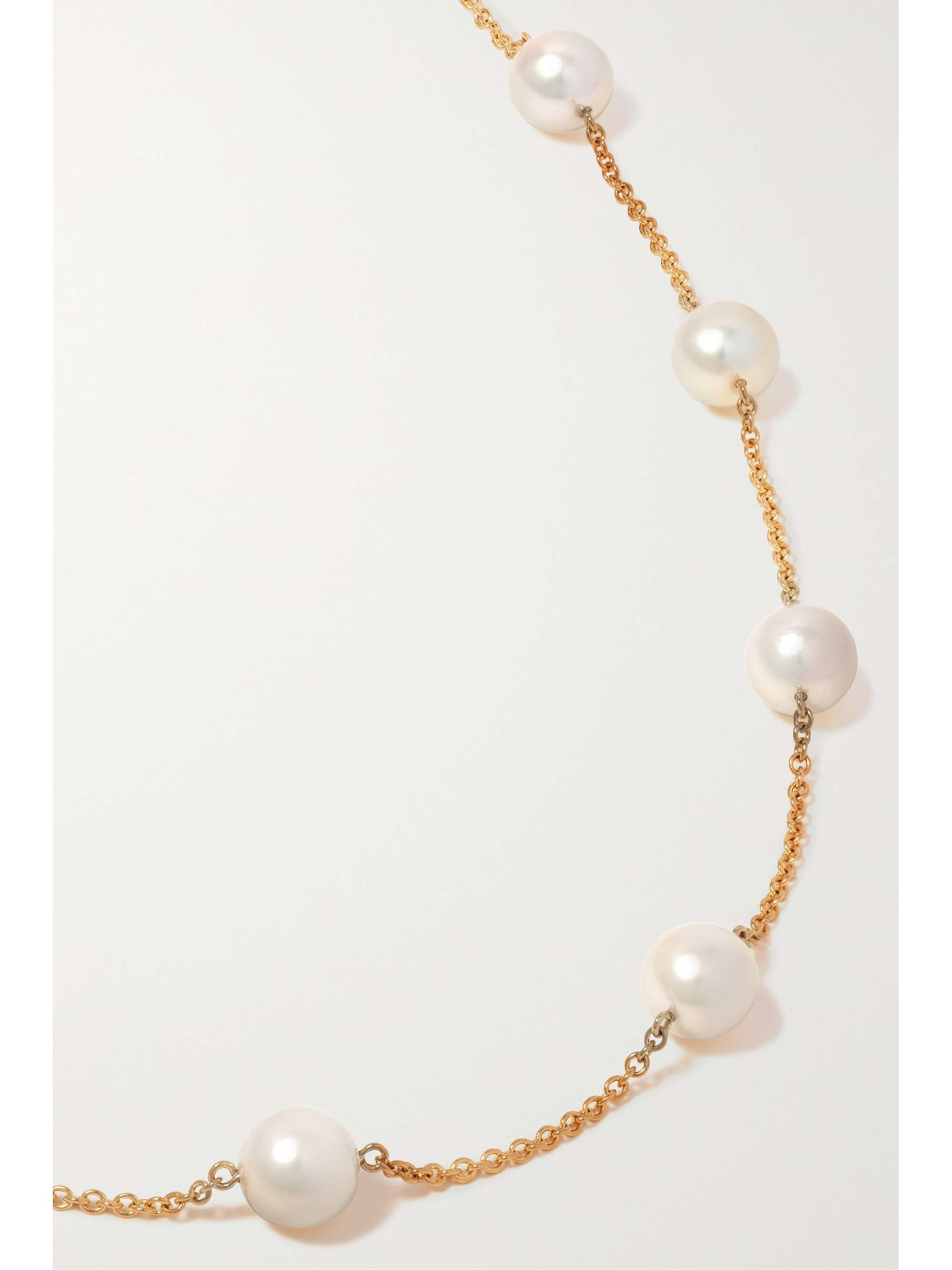 MIKIMOTO عقد من الذهب عيار 18 قيراطاً واللؤلؤ