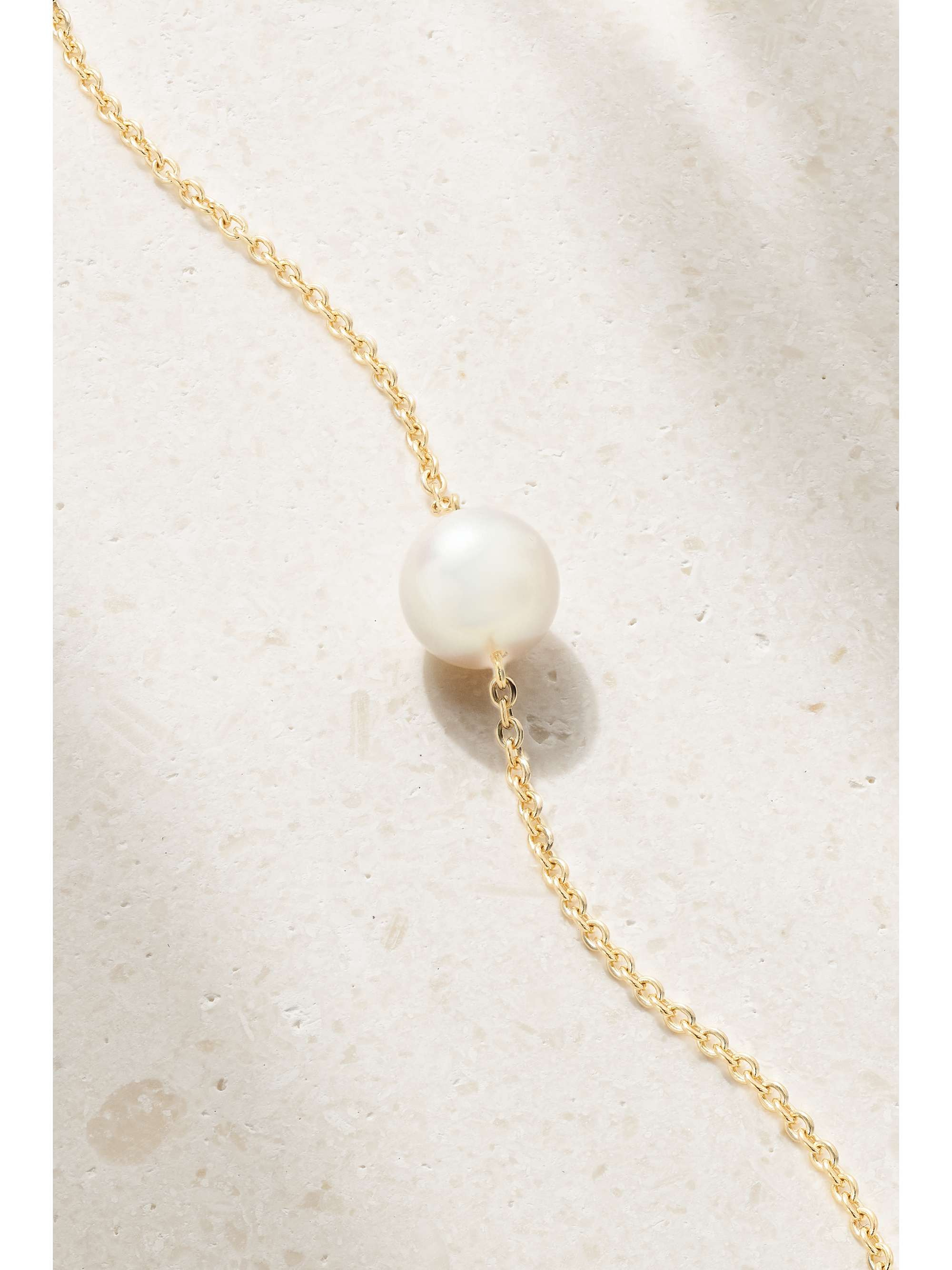 MIKIMOTO 18-karat gold pearl bracelet