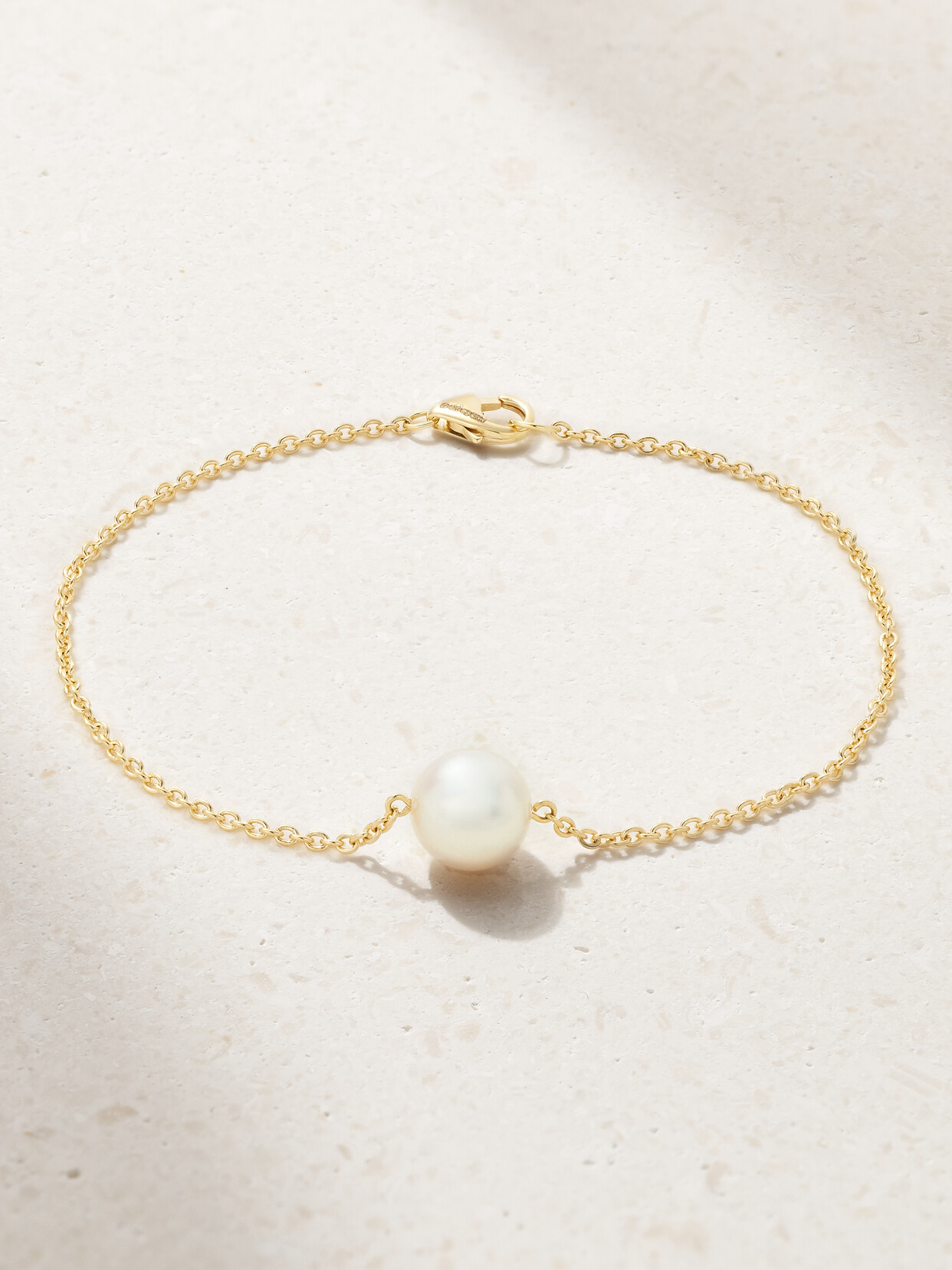 Mikimoto 18-karat Gold Pearl Bracelet