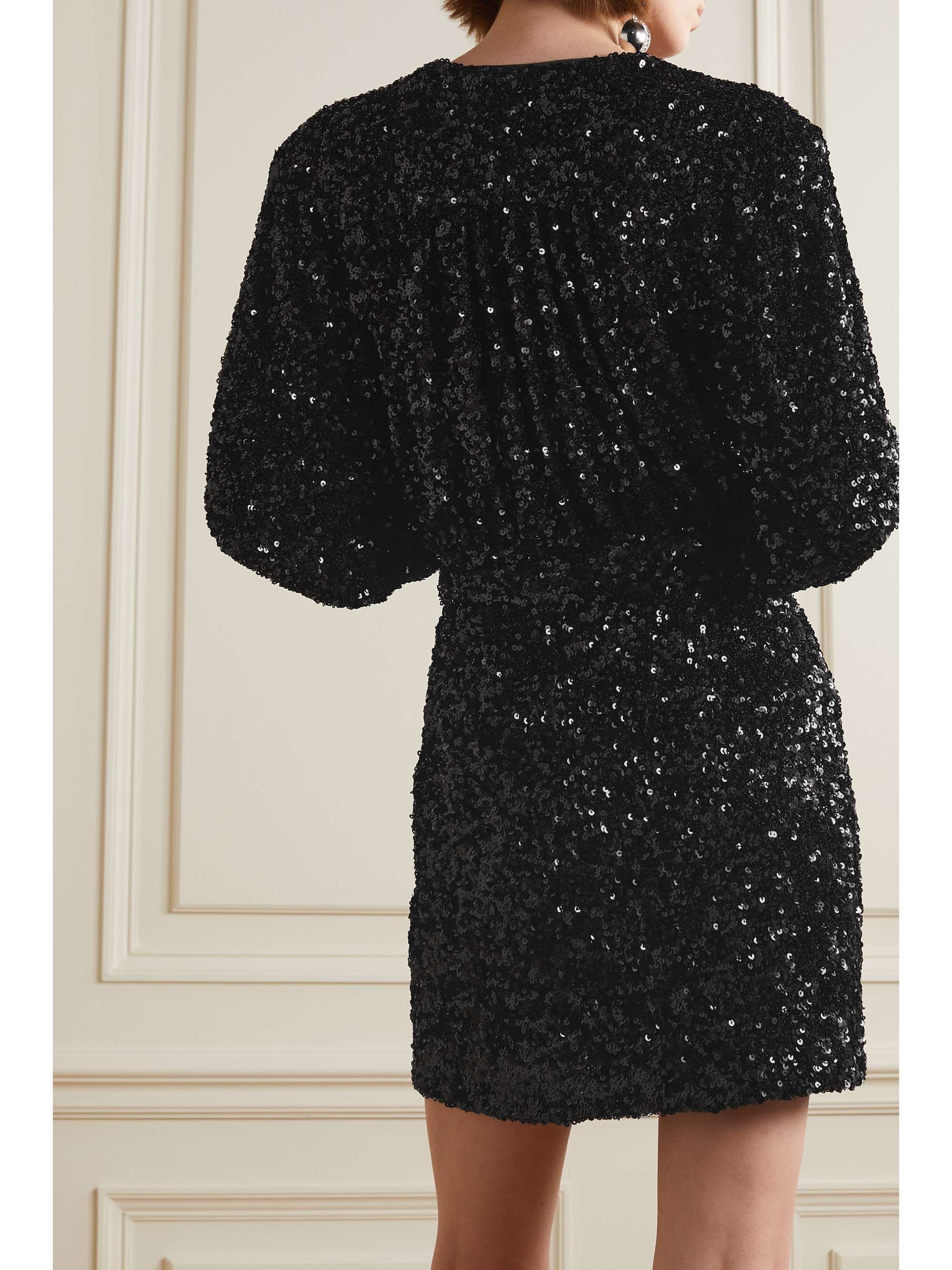 ROTATE BIRGER CHRISTENSEN Samantha sequined stretch-chiffon mini dress