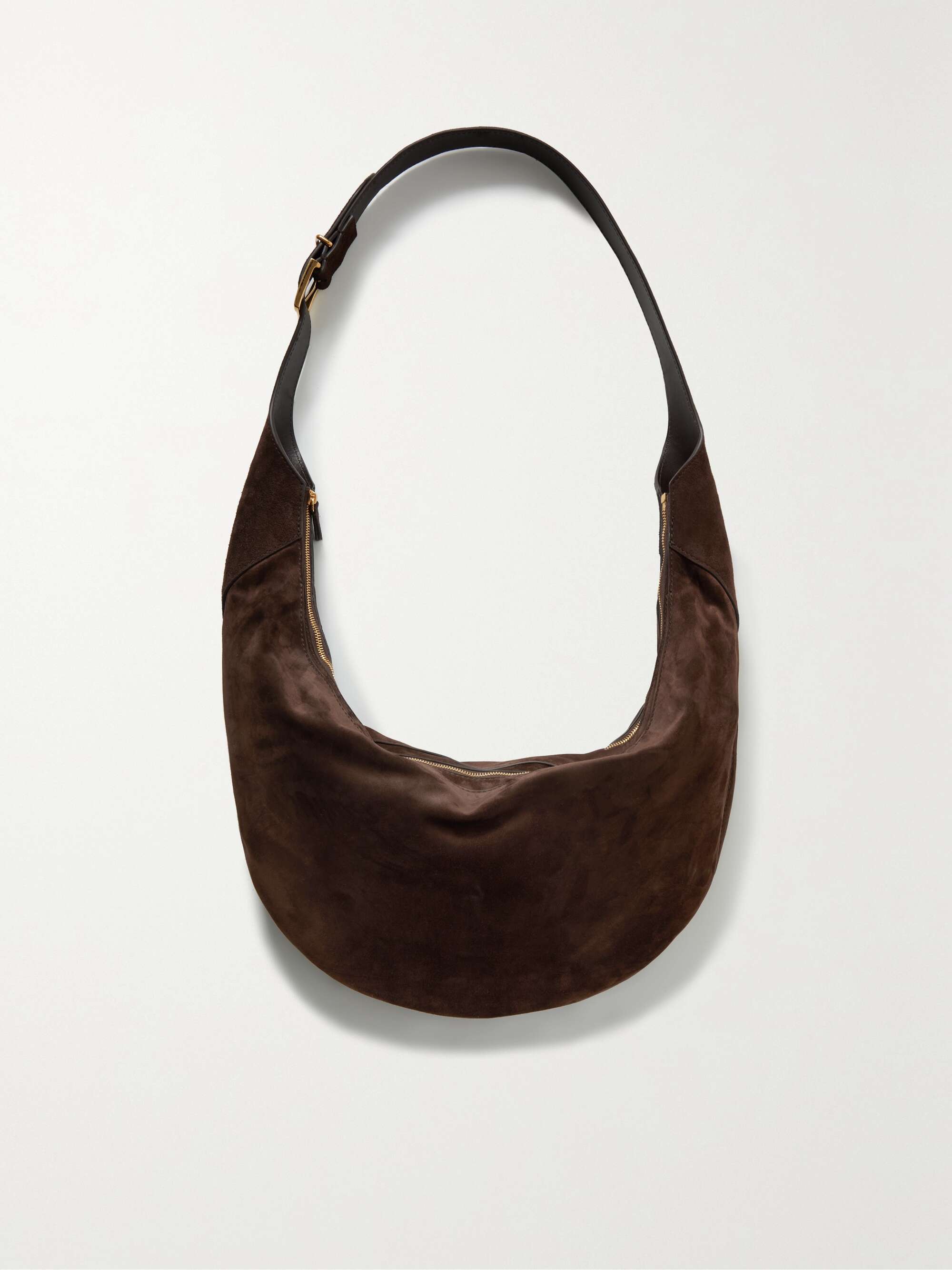 August suede shoulder bag