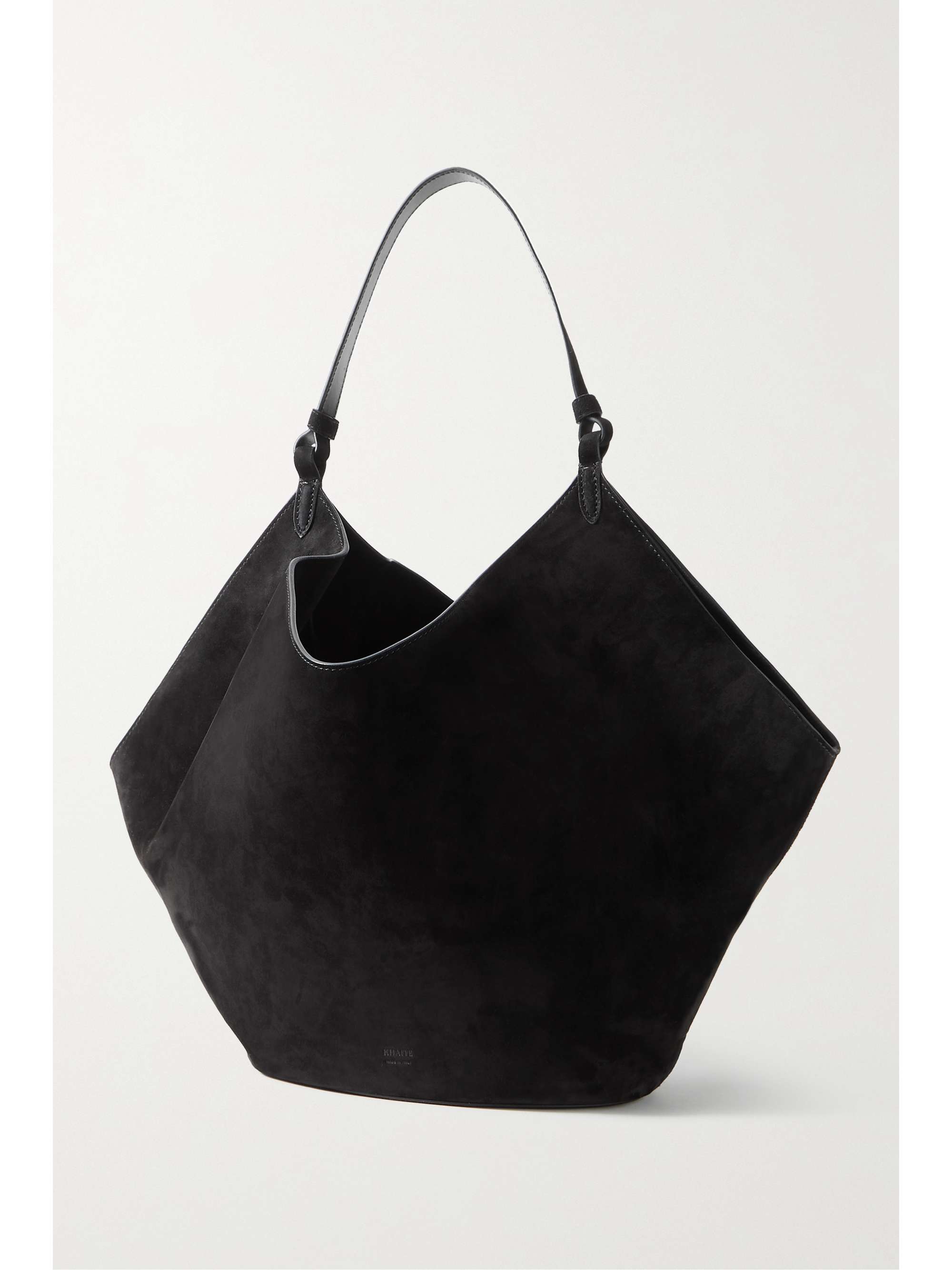 KHAITE Lotus mittelgroße Tote aus Veloursleder