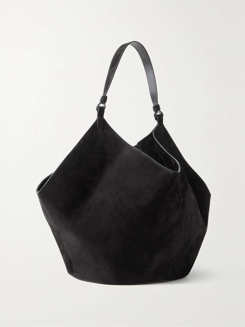 Khaite Lotus Medium Suede Tote