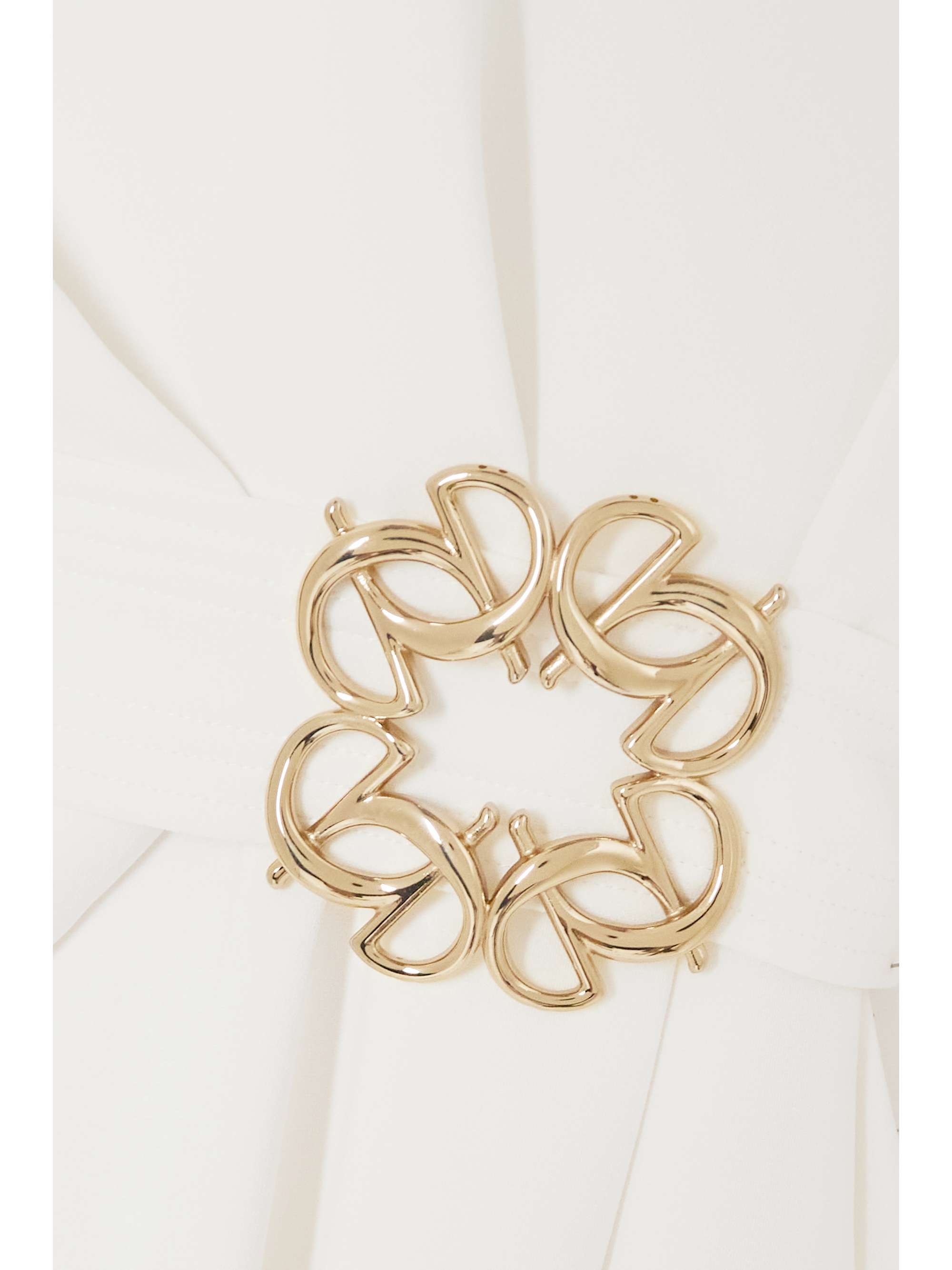 ELIE SAAB Asymmetric embellished draped crepe gown