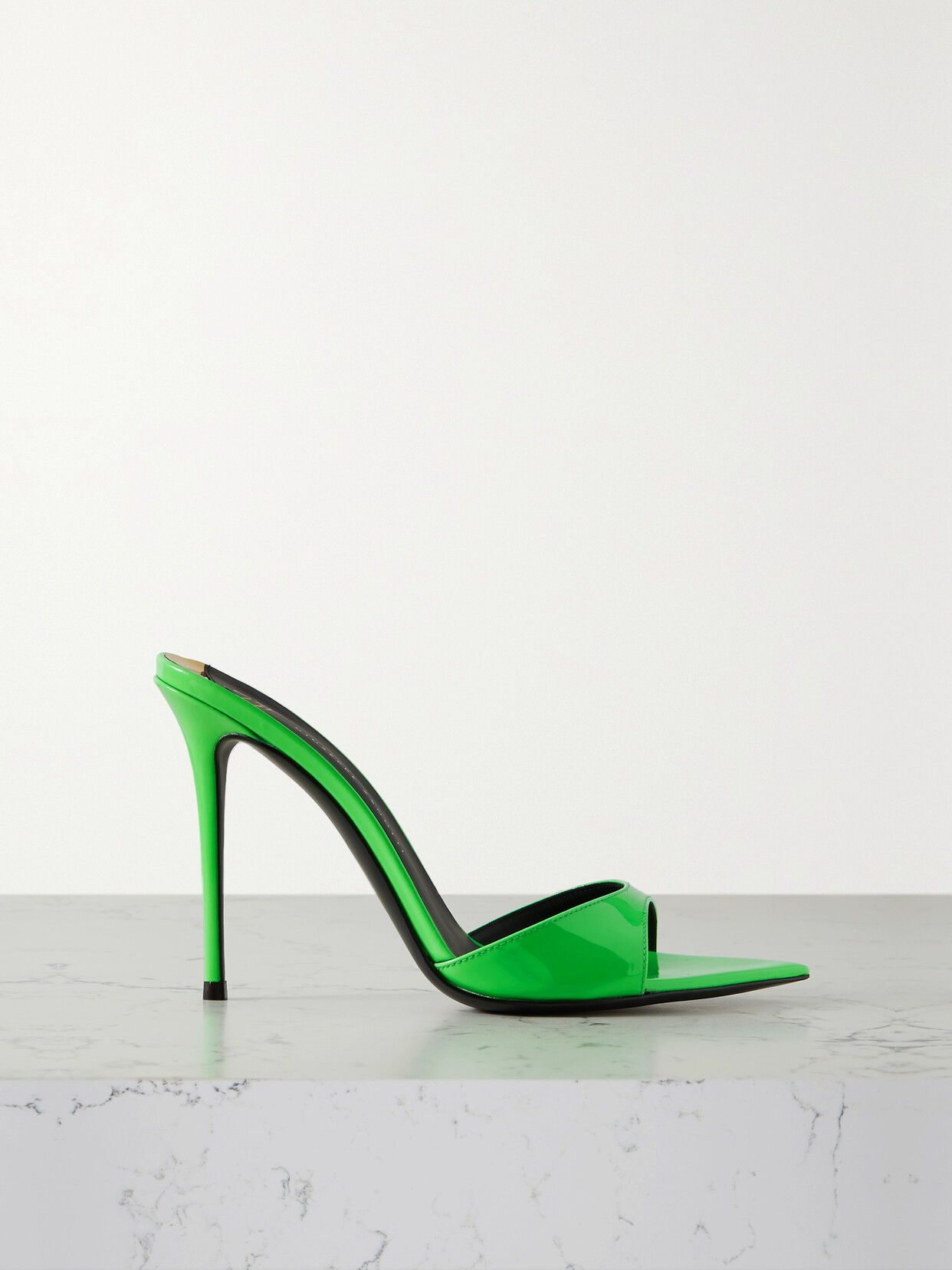 Giuseppe Zanotti - Intrigo 110 Patent-leather Sandals - Green