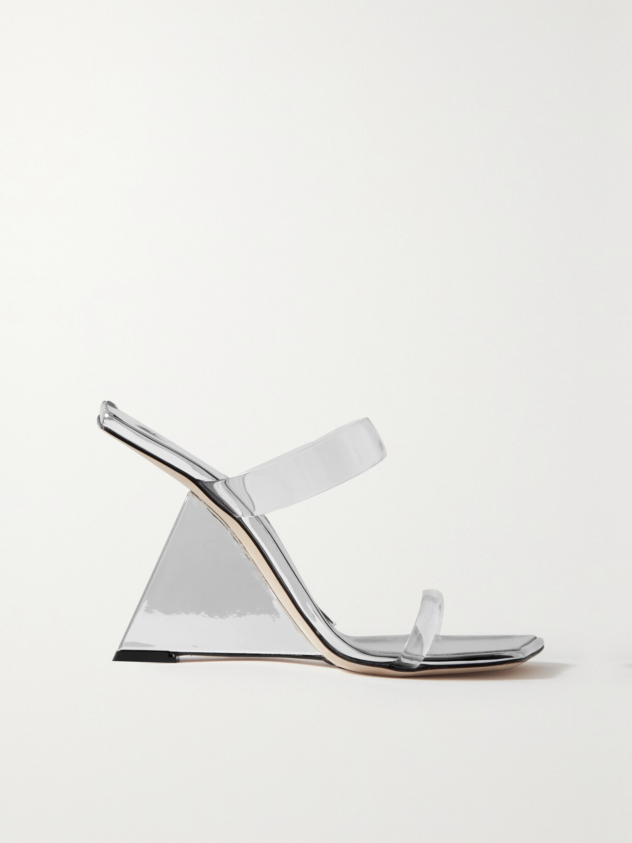 Giuseppe Zanotti - Tutankamon Pvc And Metallic Patent-leather Sandals - Silver