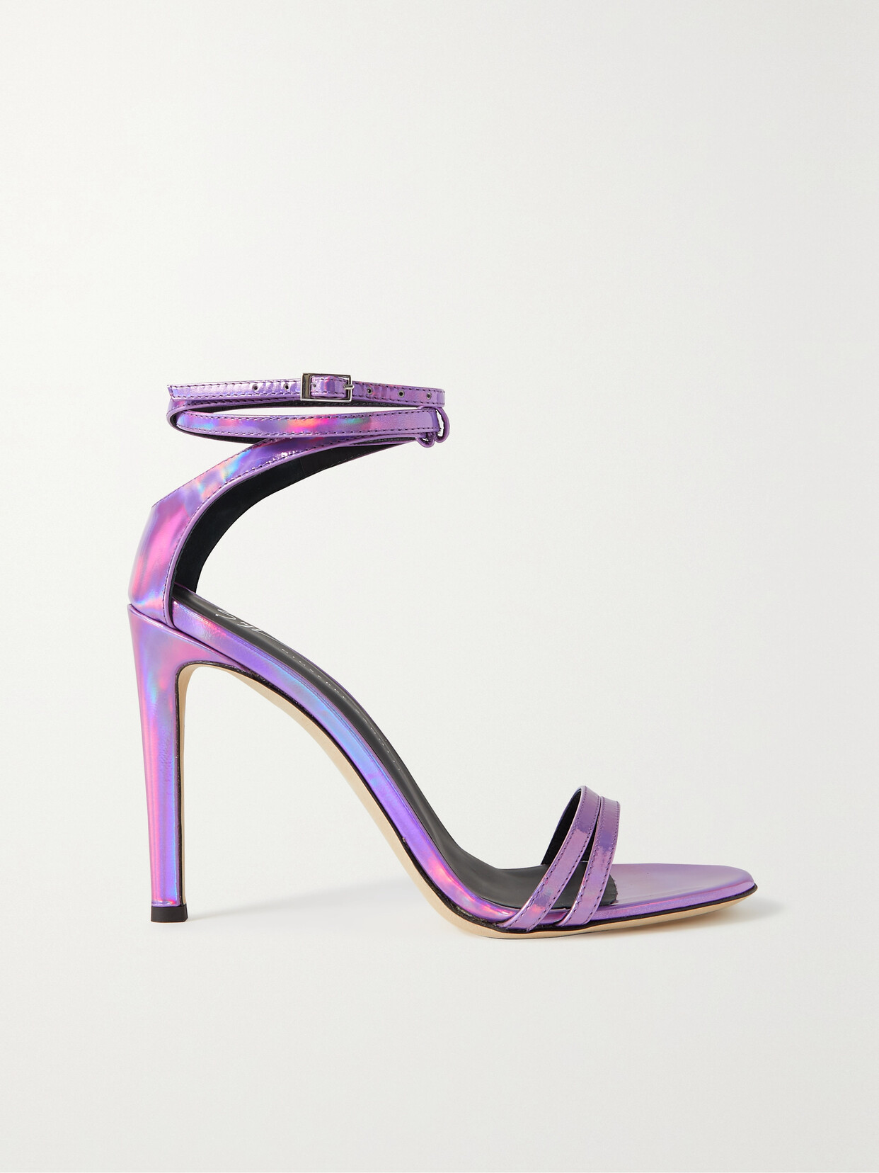 Giuseppe Zanotti - Basic Metallic Leather Sandals - Purple