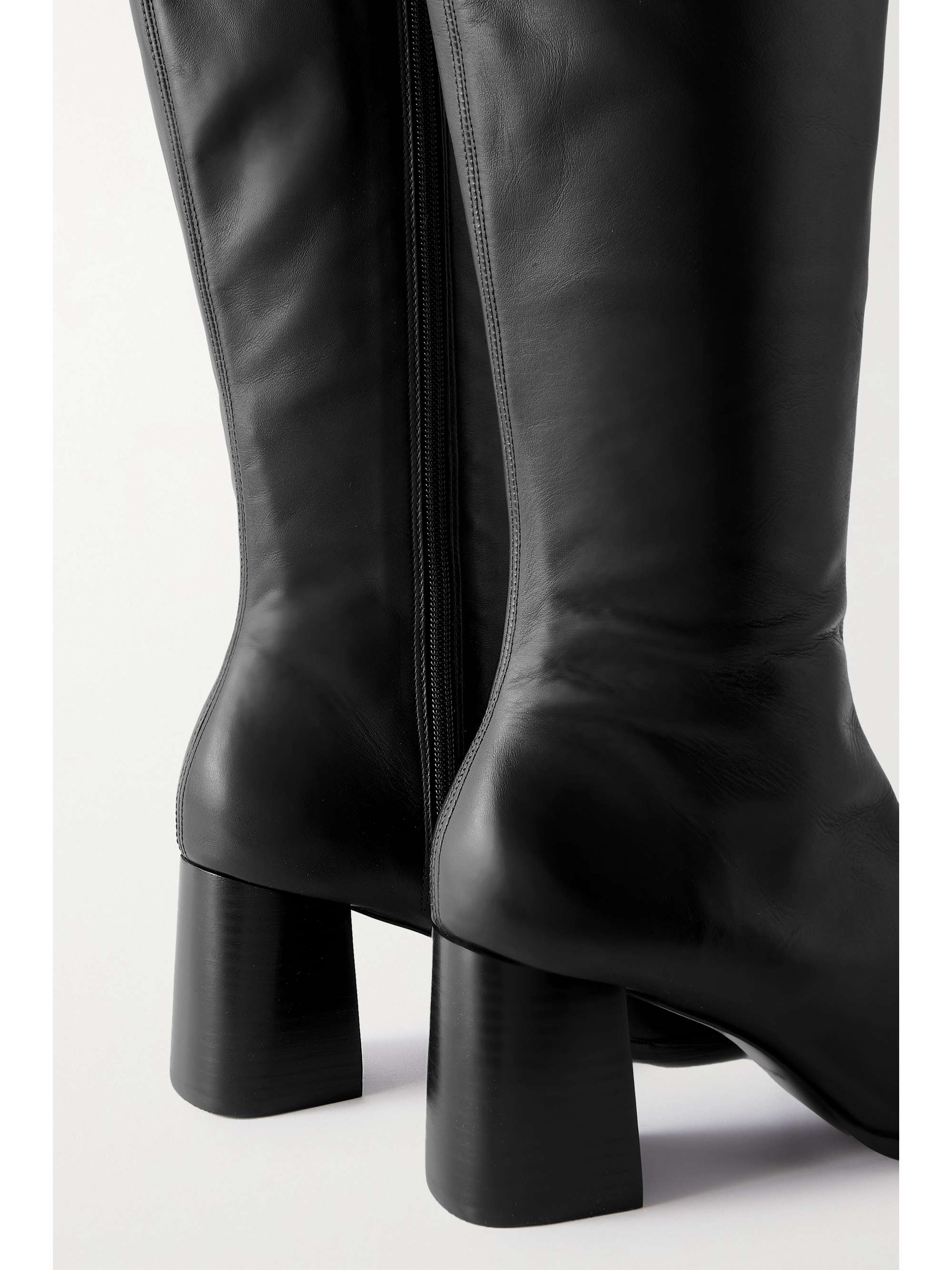 REFORMATION Nylah leather knee boots
