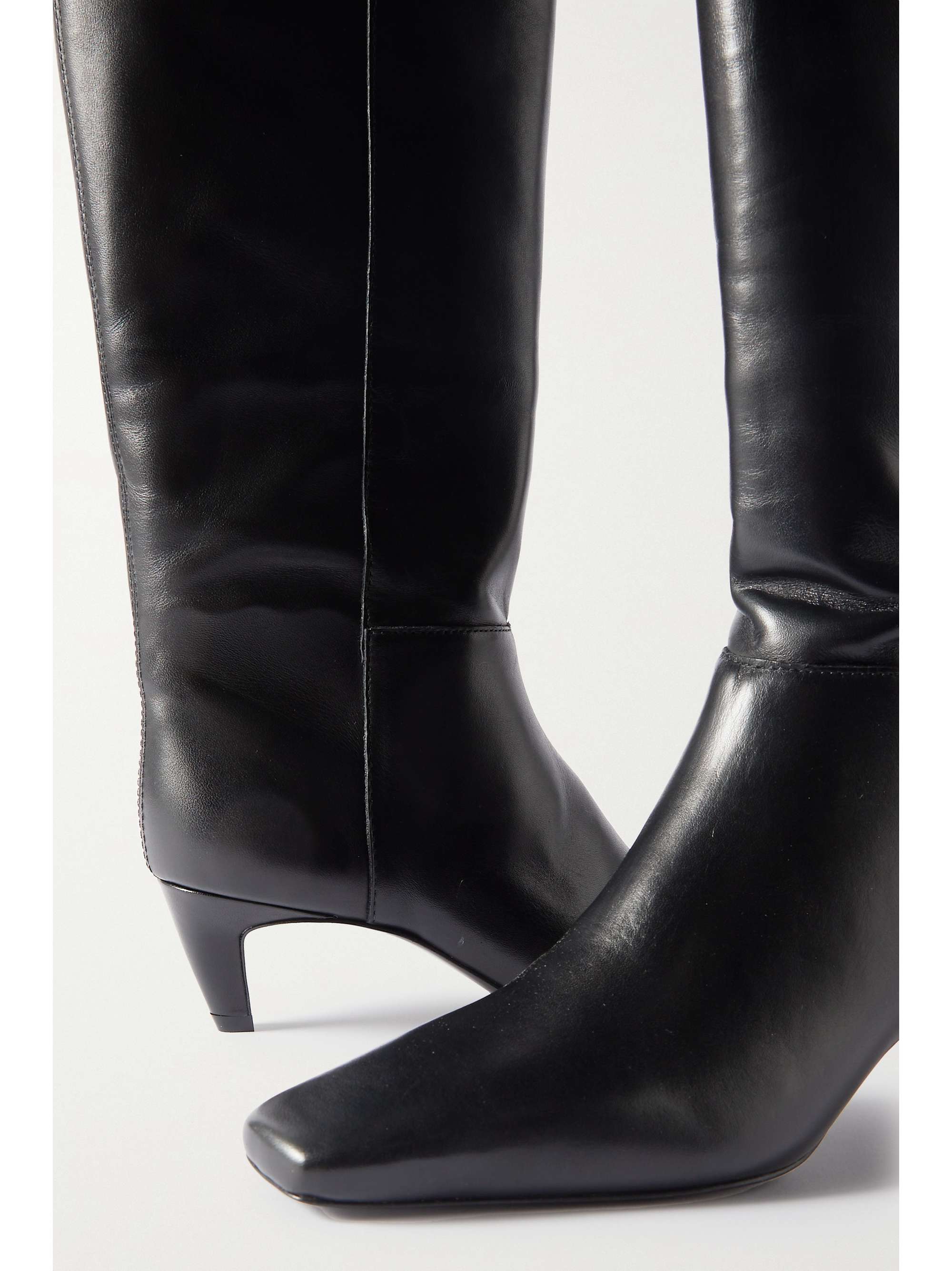 REFORMATION Remy leather knee boots NETAPORTER