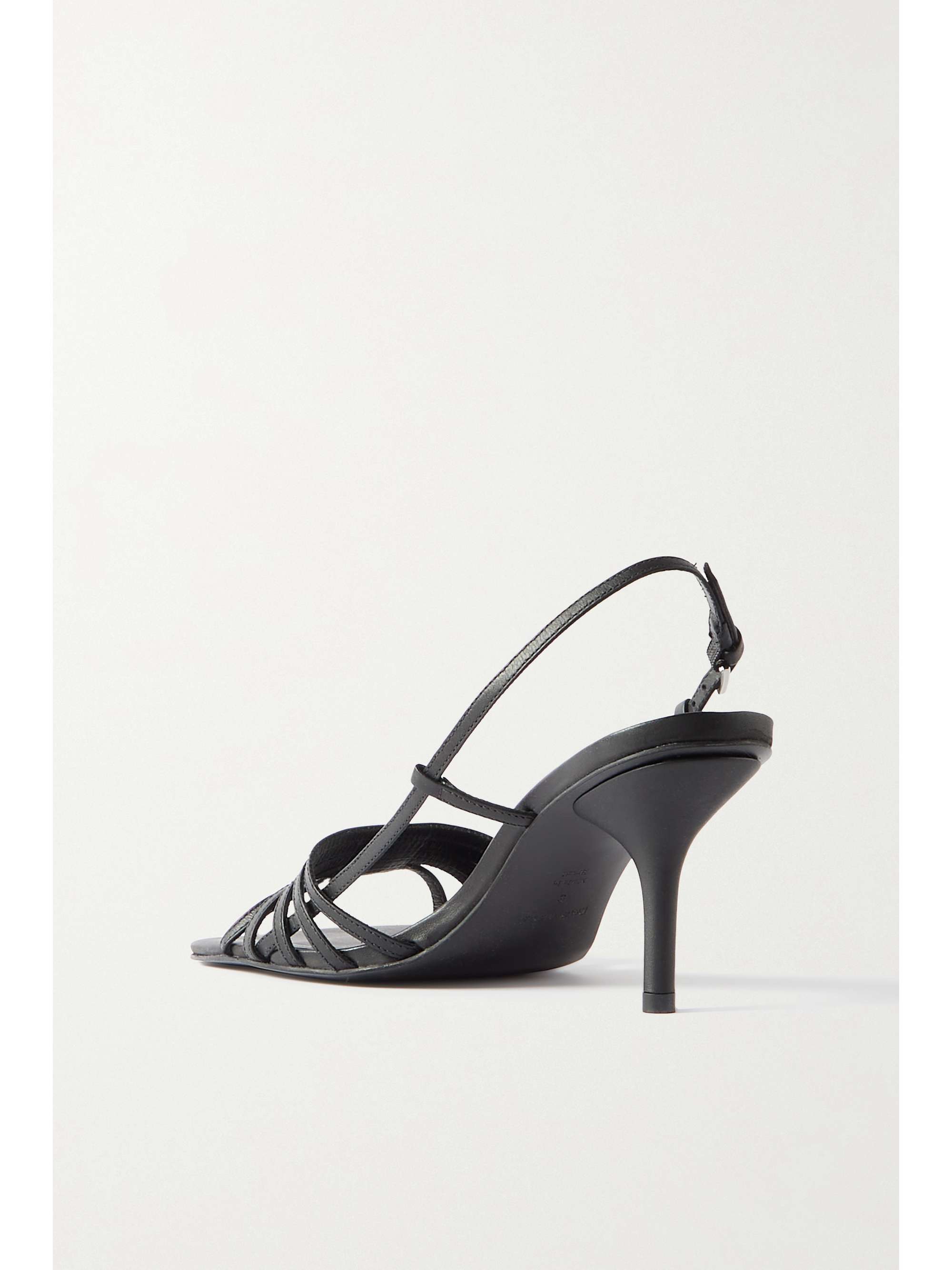 REFORMATION Elsie metallic leather slingback sandals