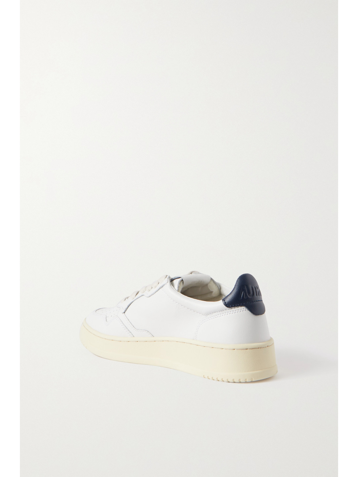 Shop Autry Medalist Low Leather Sneaker In White