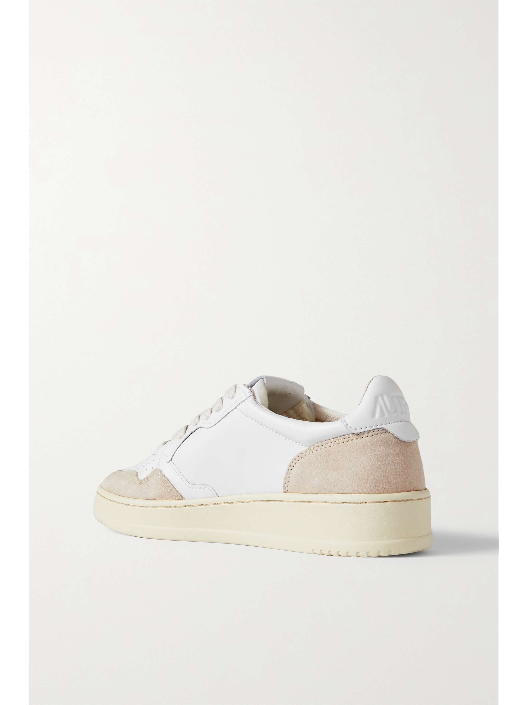 AUTRY Women's Medalist Low Leather and Suede Sneakers White main image 1
