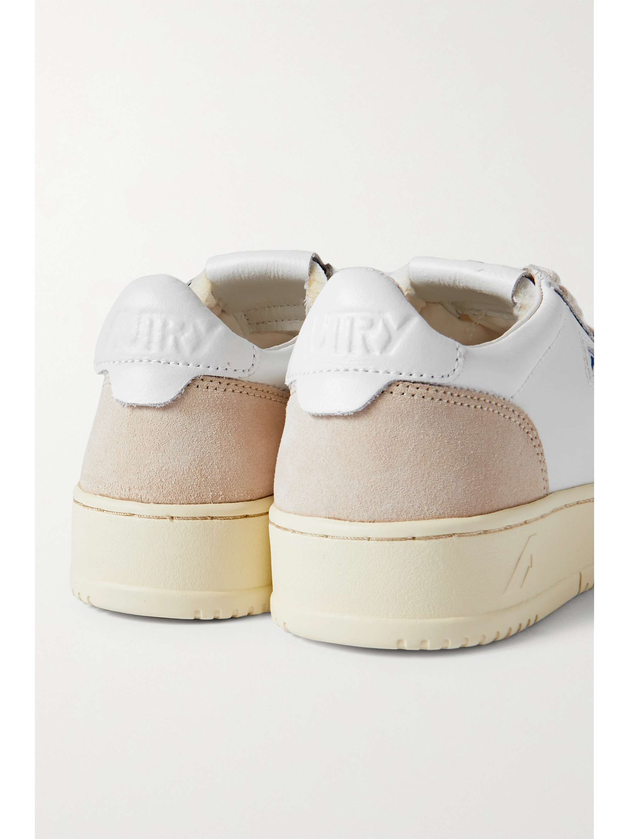 AUTRY Medalist Low suede and leather sneakers