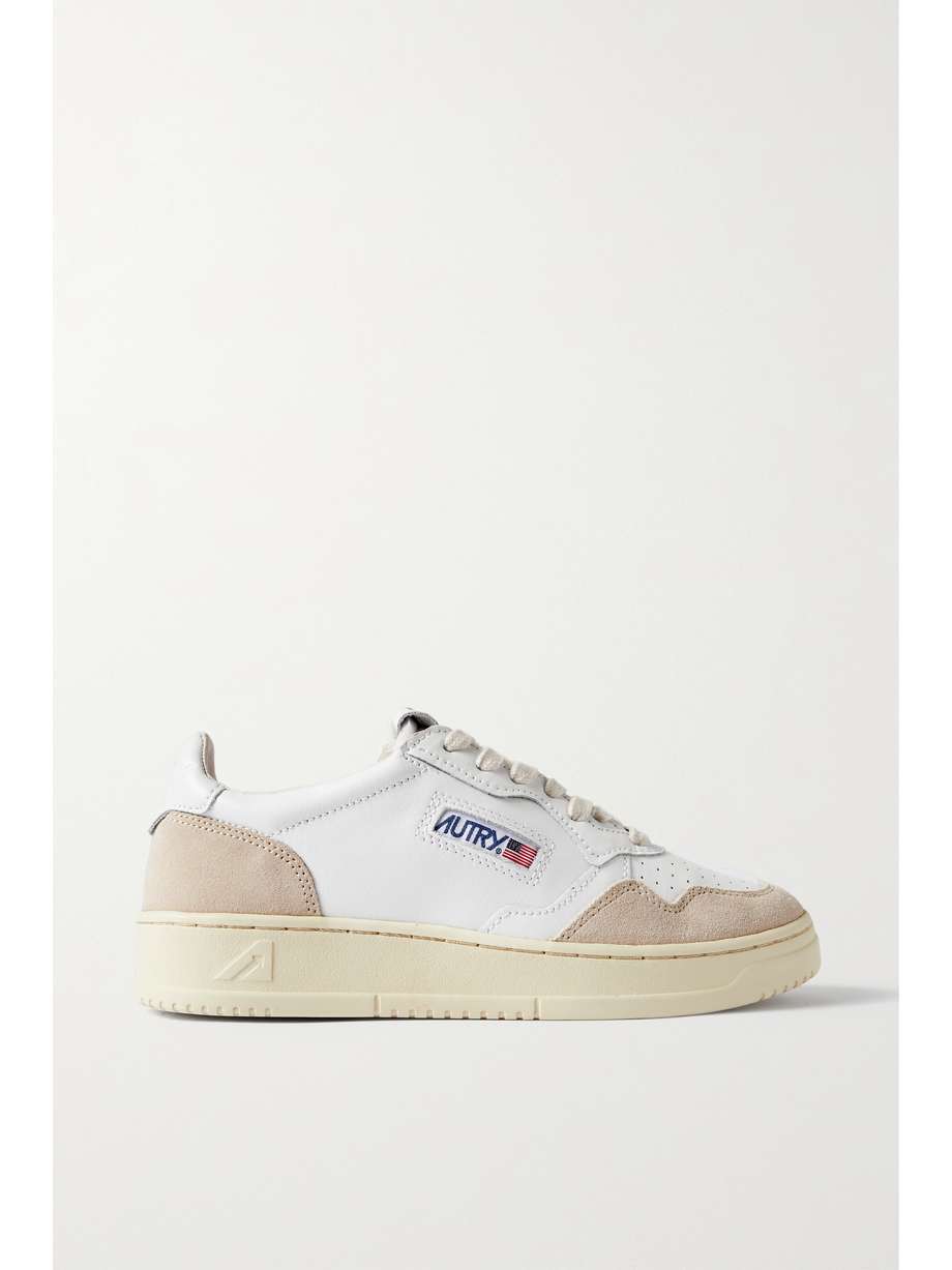 AUTRY Medalist Low leather and suede sneakers