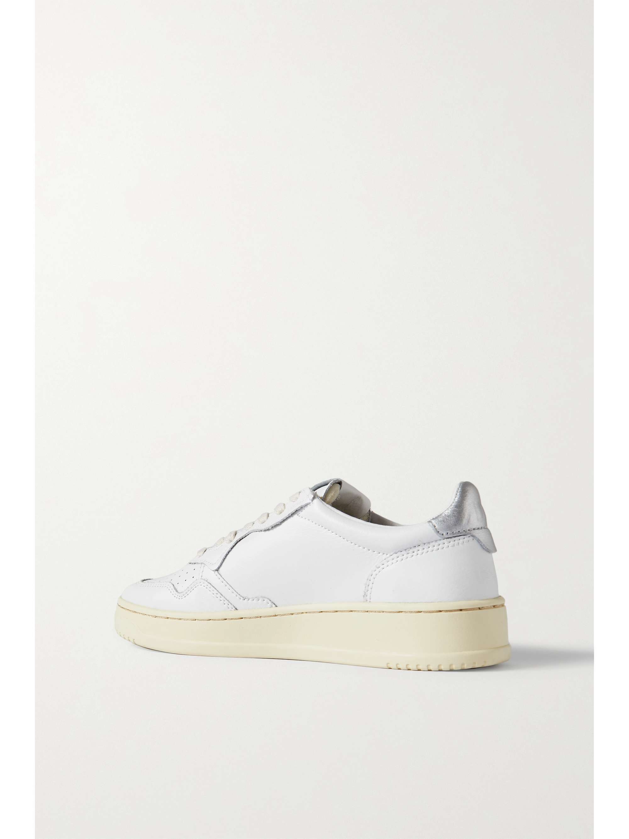 AUTRY Medalist Low metallic leather sneakers | NET-A-PORTER AUTRY Medalist Low metallic leather sneakers | NET-A-PORTER