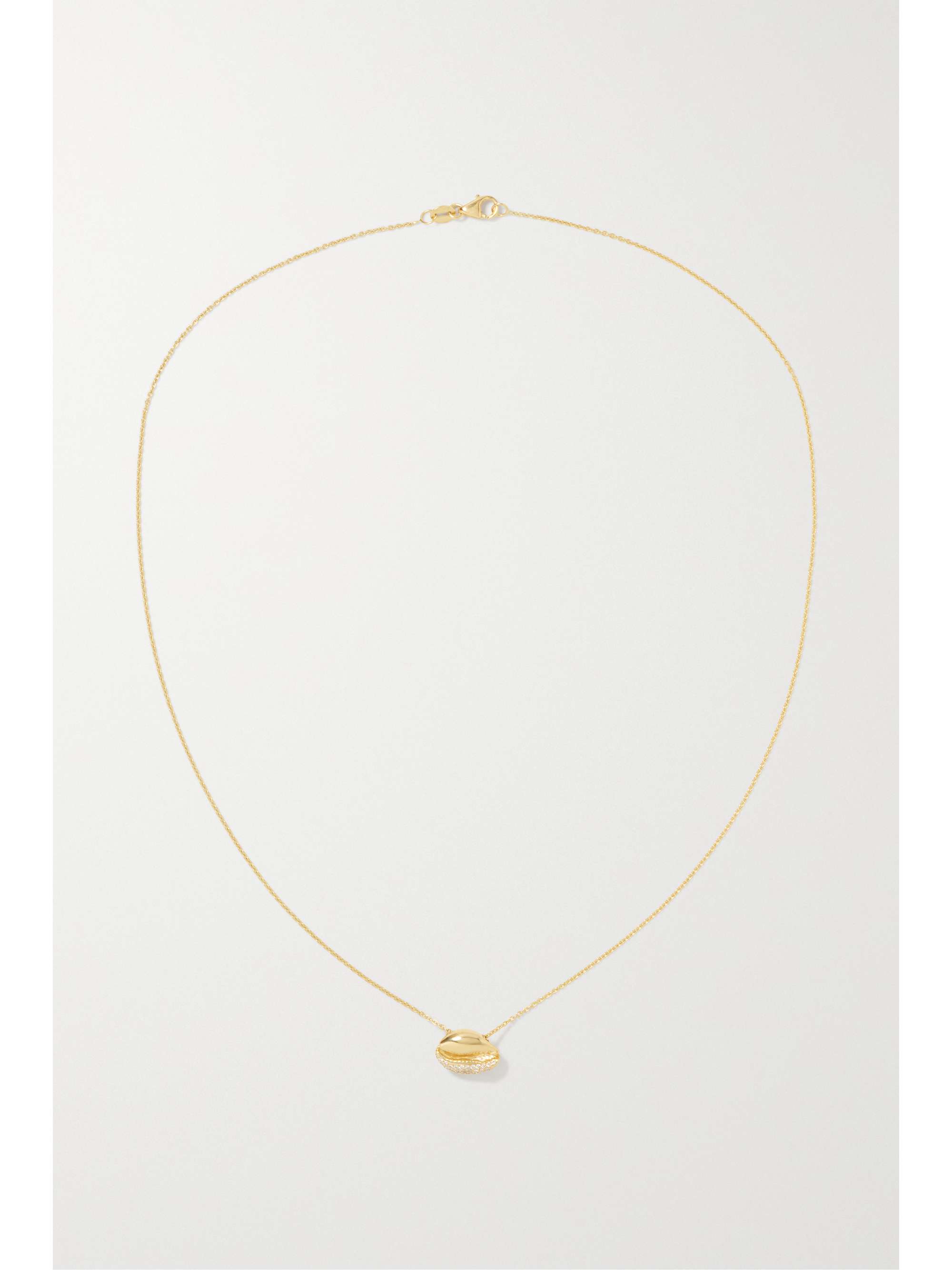 ALMASIKA Le Cauri Endiamanté 18-karat gold diamond necklace