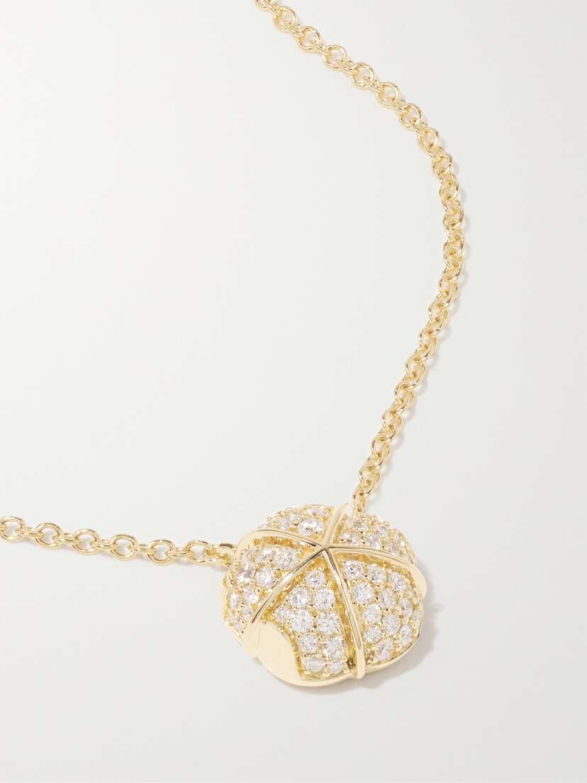 Almasika Terra Nova 18-karat Gold Diamond Necklace