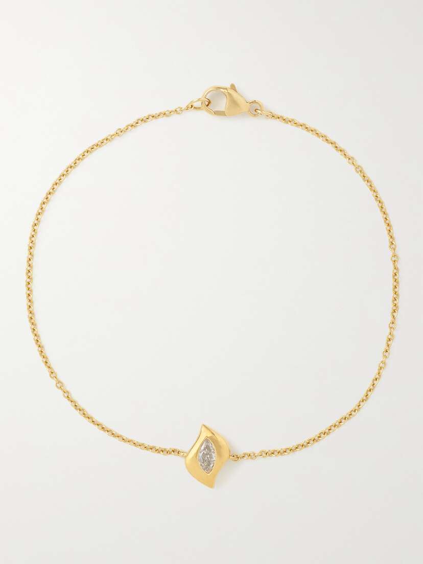 Almasika 18-karat Gold Diamond Bracelet
