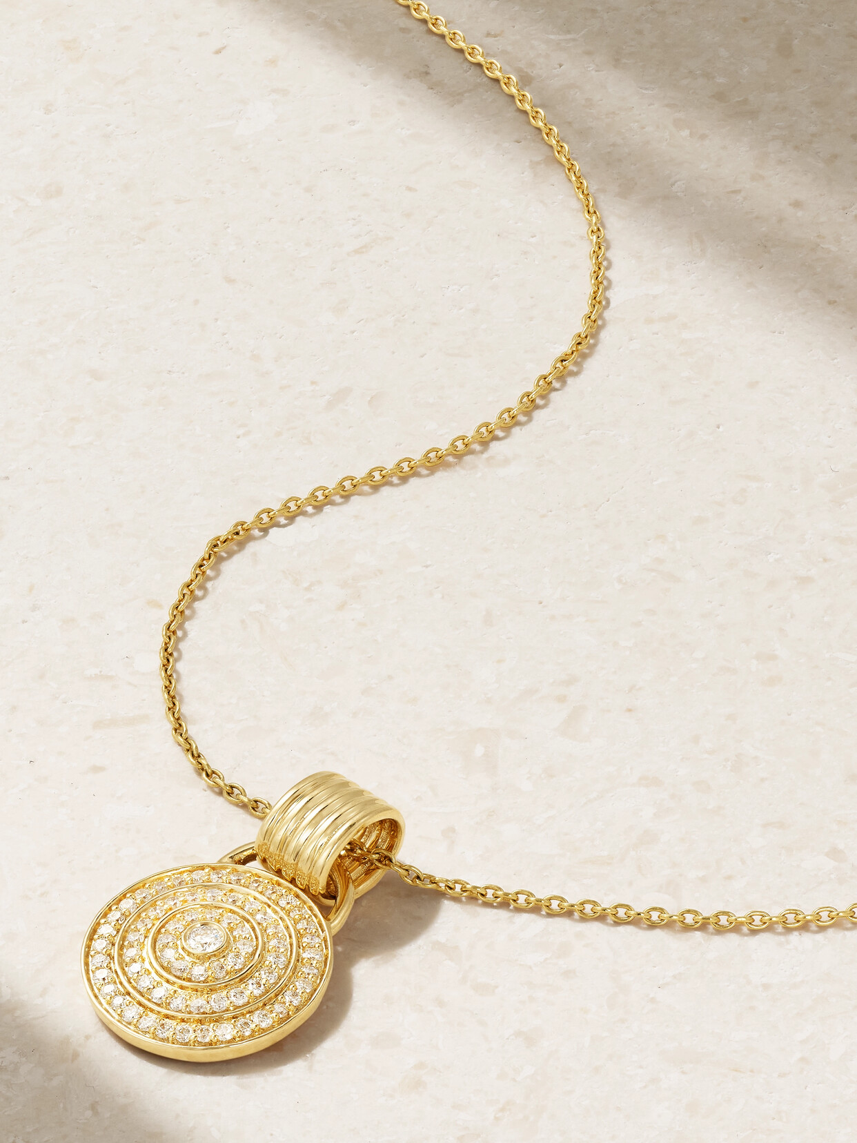 Almasika Universum 18-karat Gold Diamond Necklace