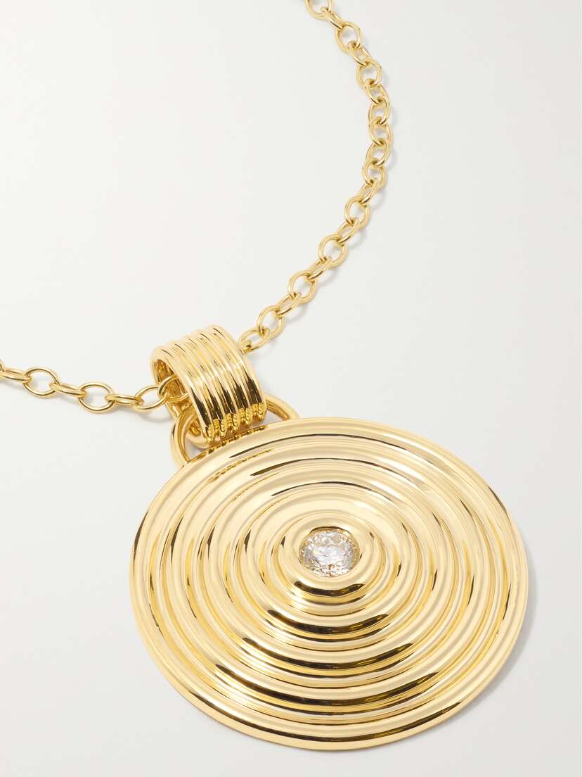 Almasika Universum 18-karat Gold Diamond Necklace